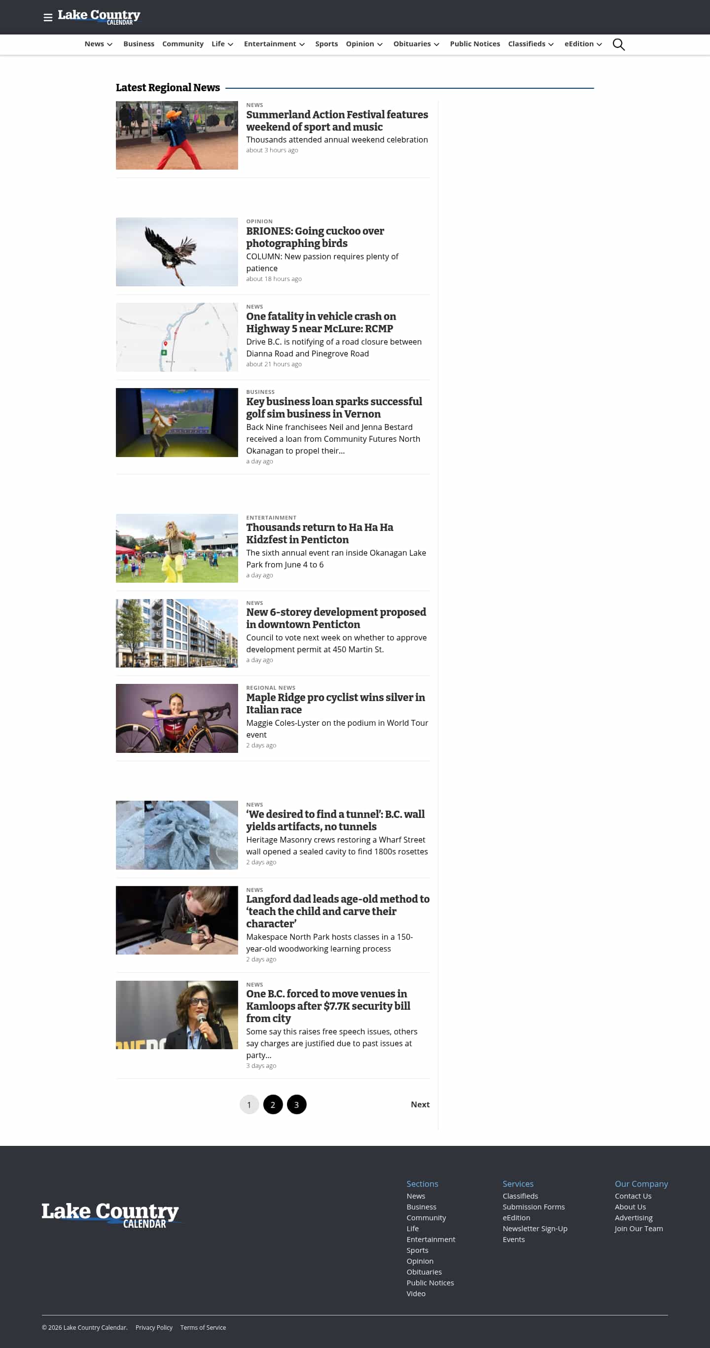 Latest website image capture