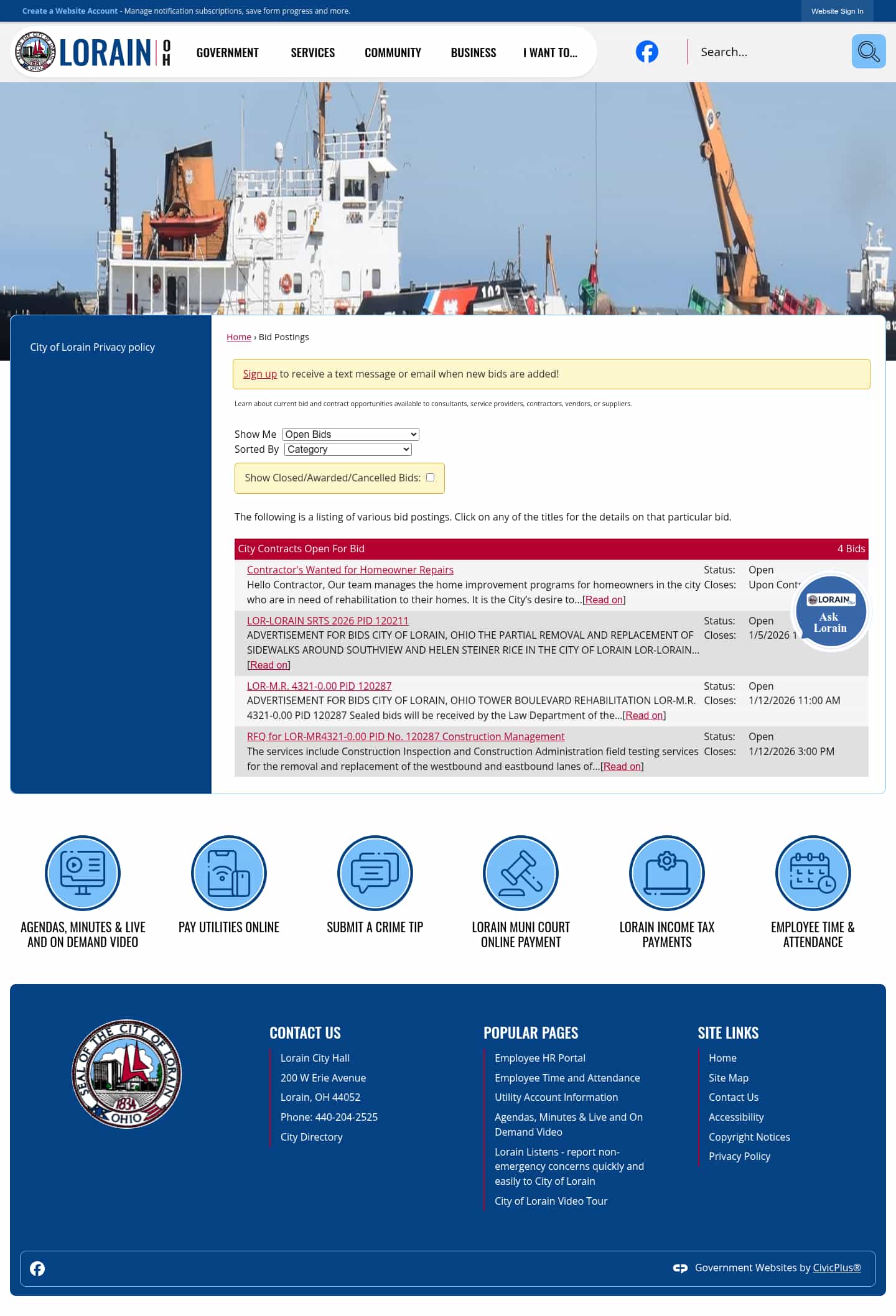 Latest website image capture