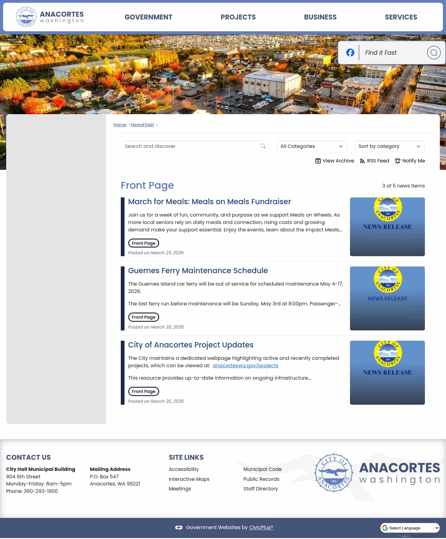 Latest website image capture