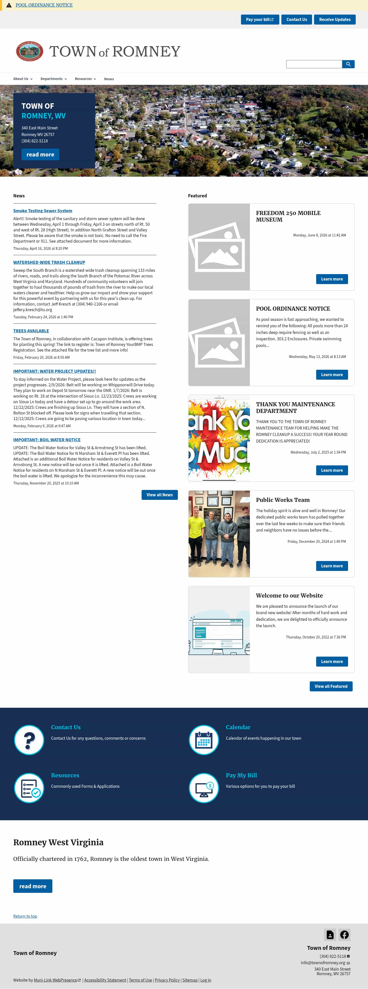 Latest website image capture