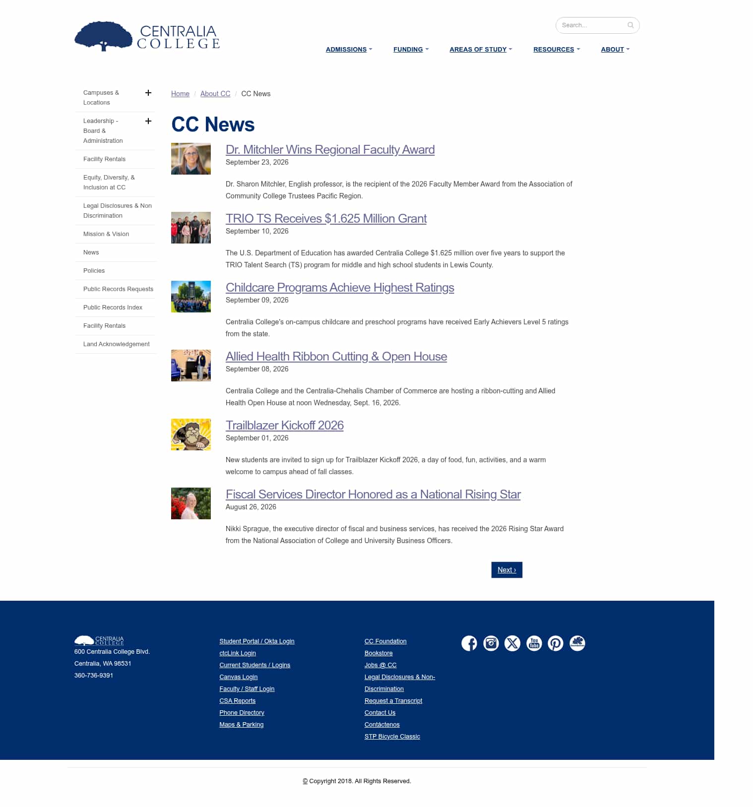Latest website image capture