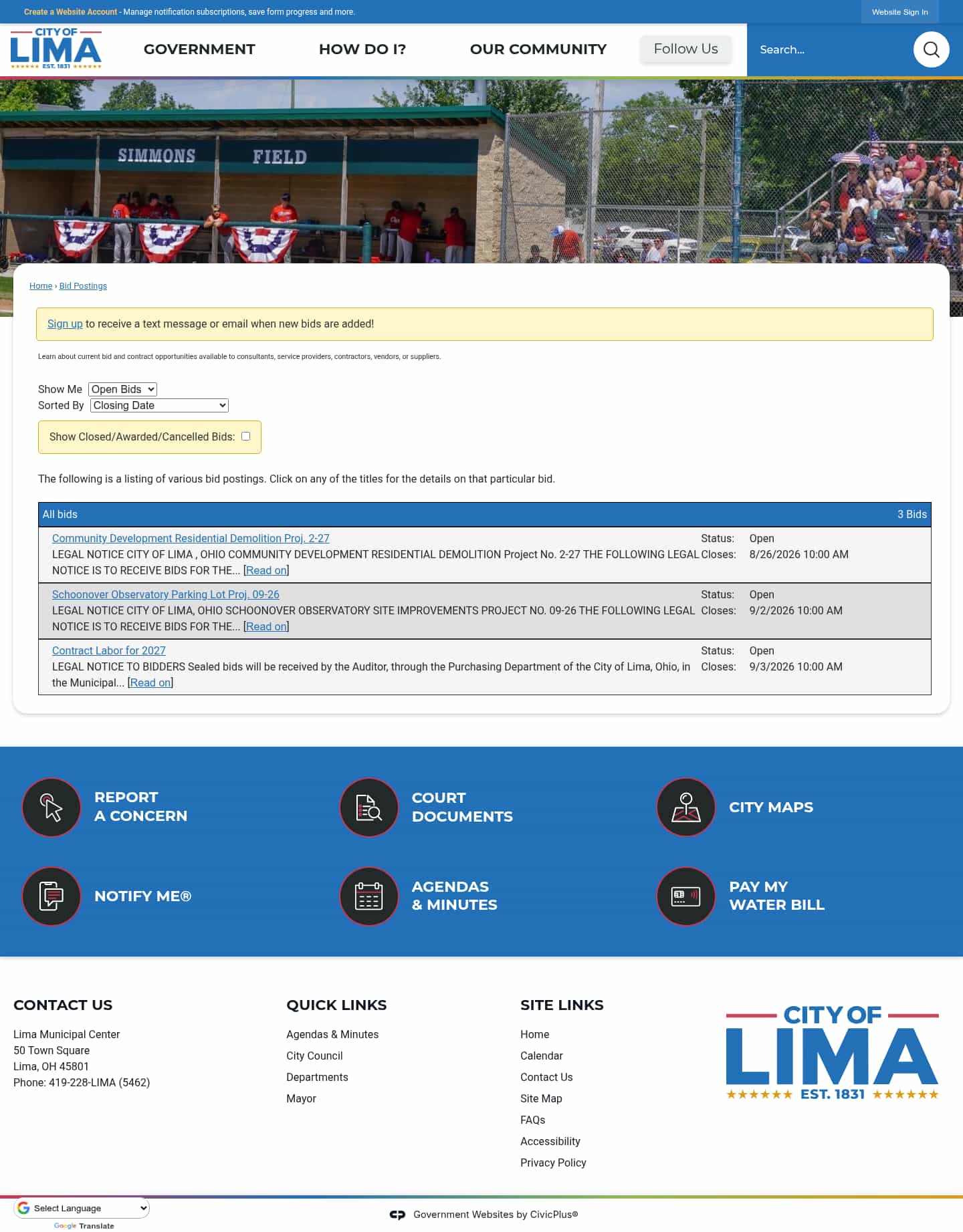 Latest website image capture