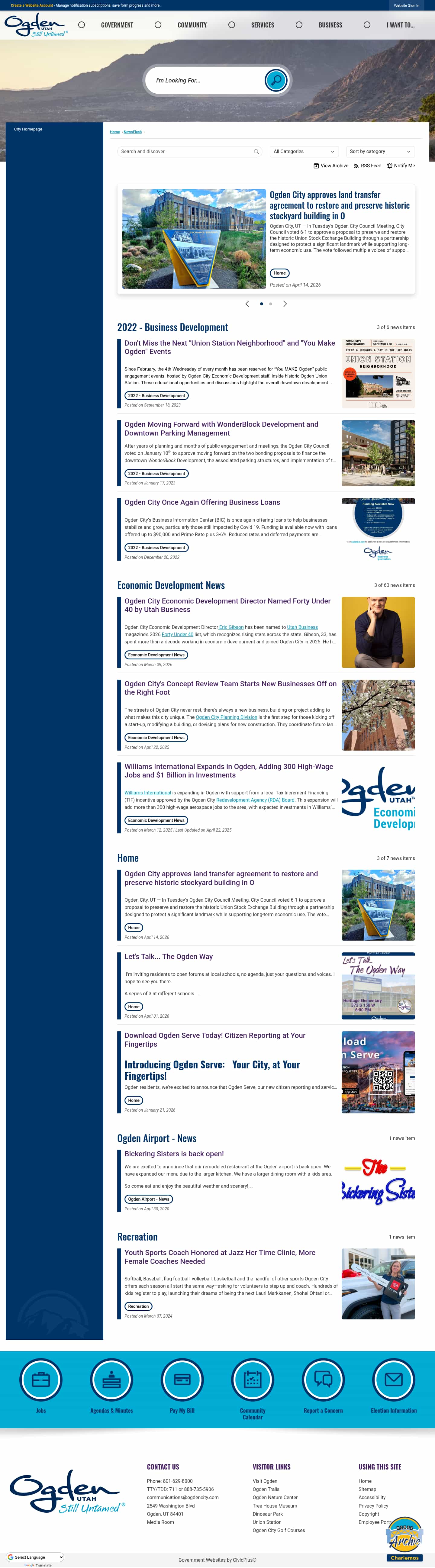 Latest website image capture