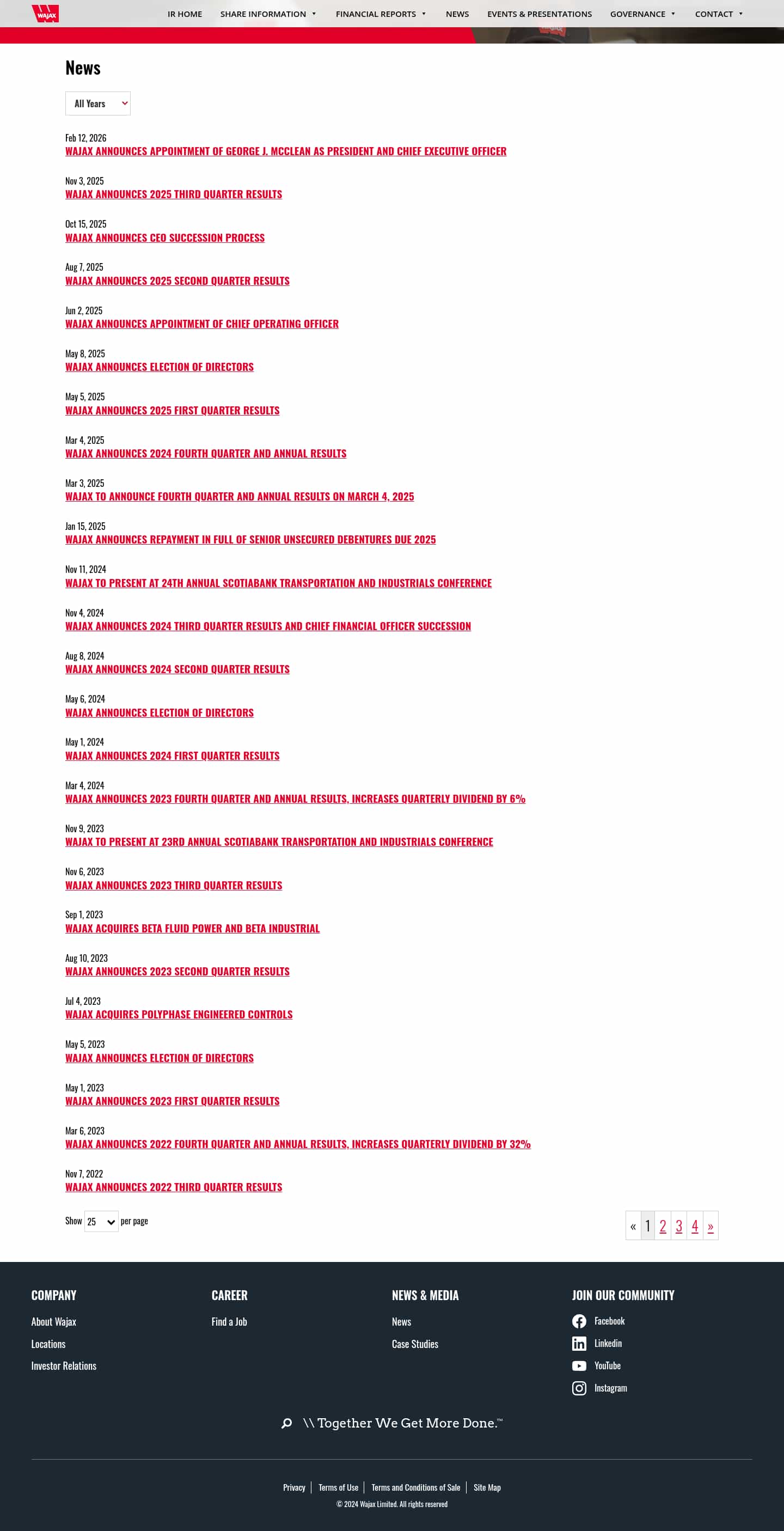 Latest website image capture