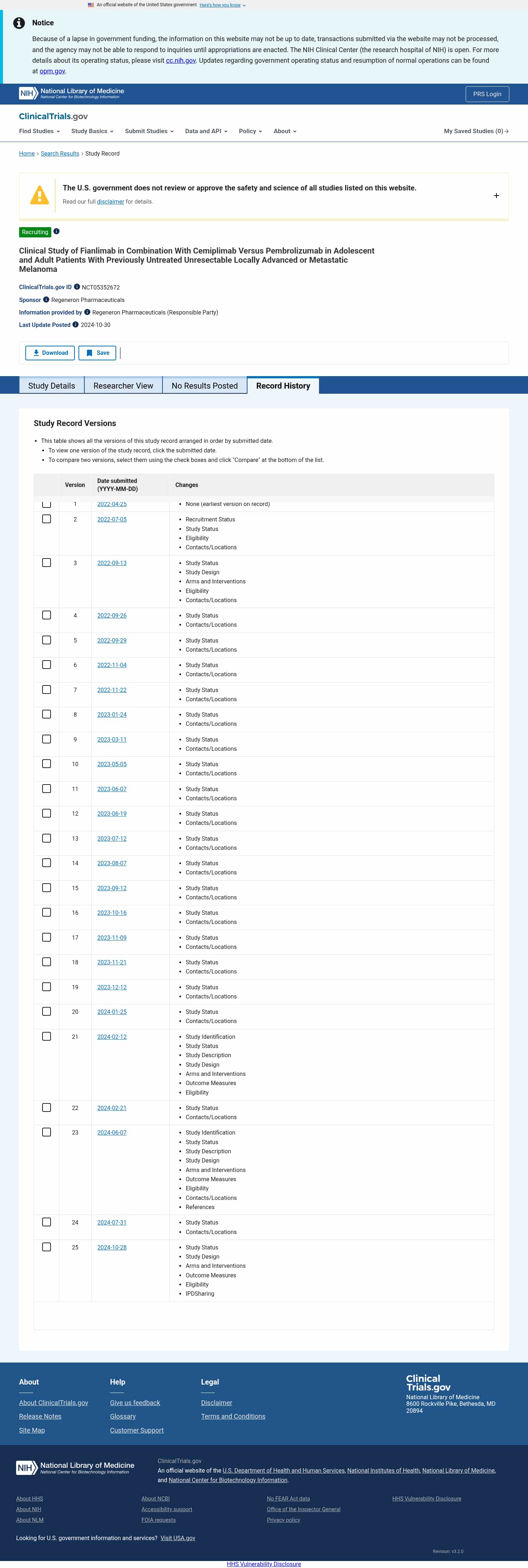Latest website image capture