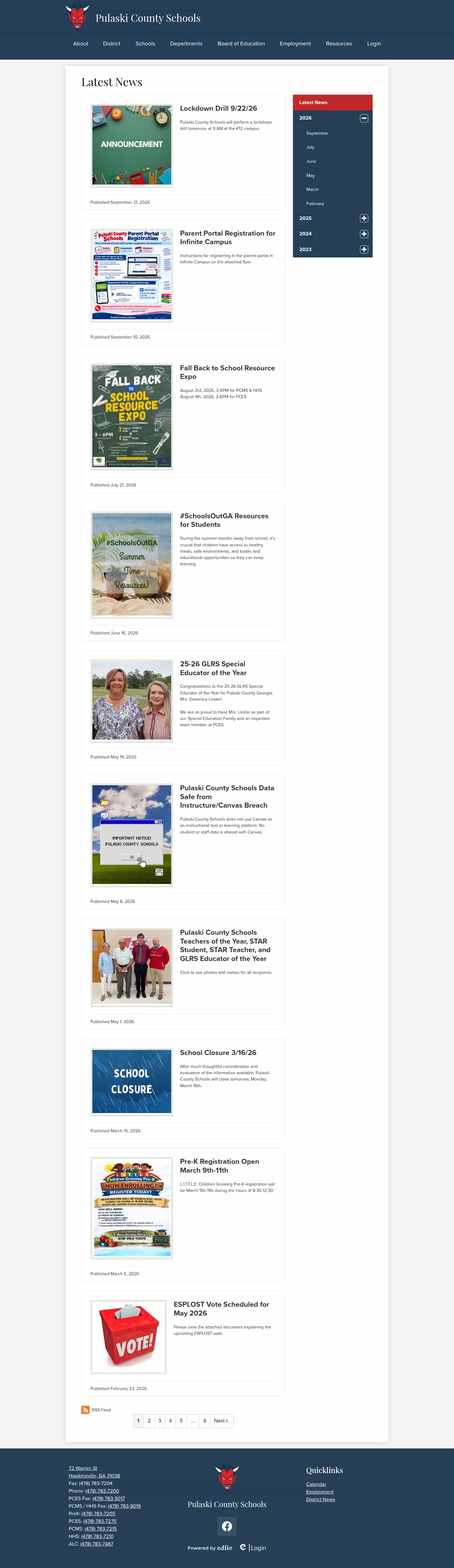 Latest website image capture