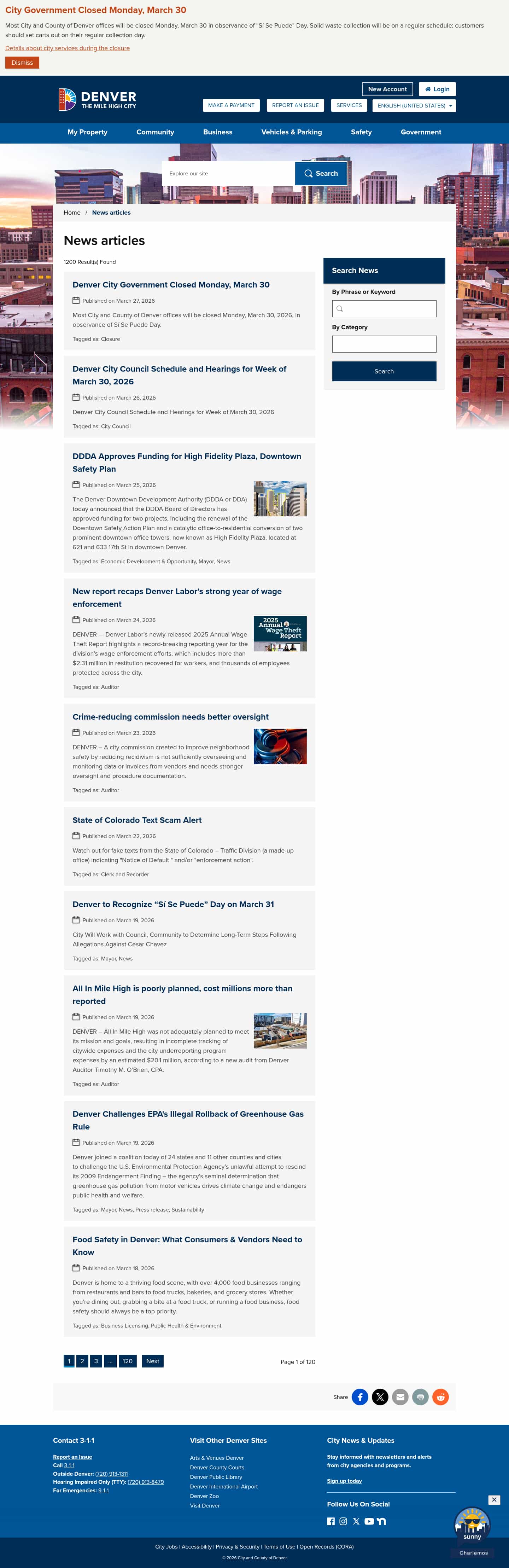 Latest website image capture