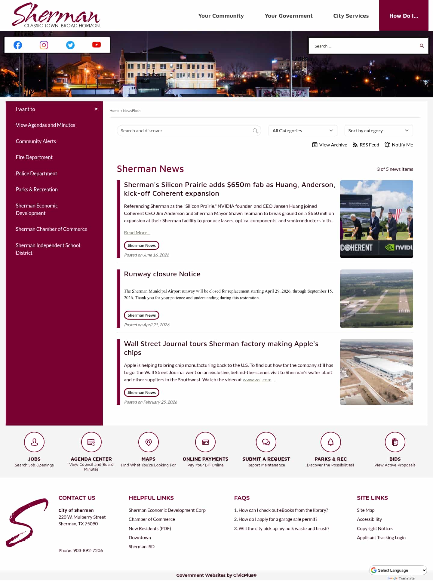 Latest website image capture