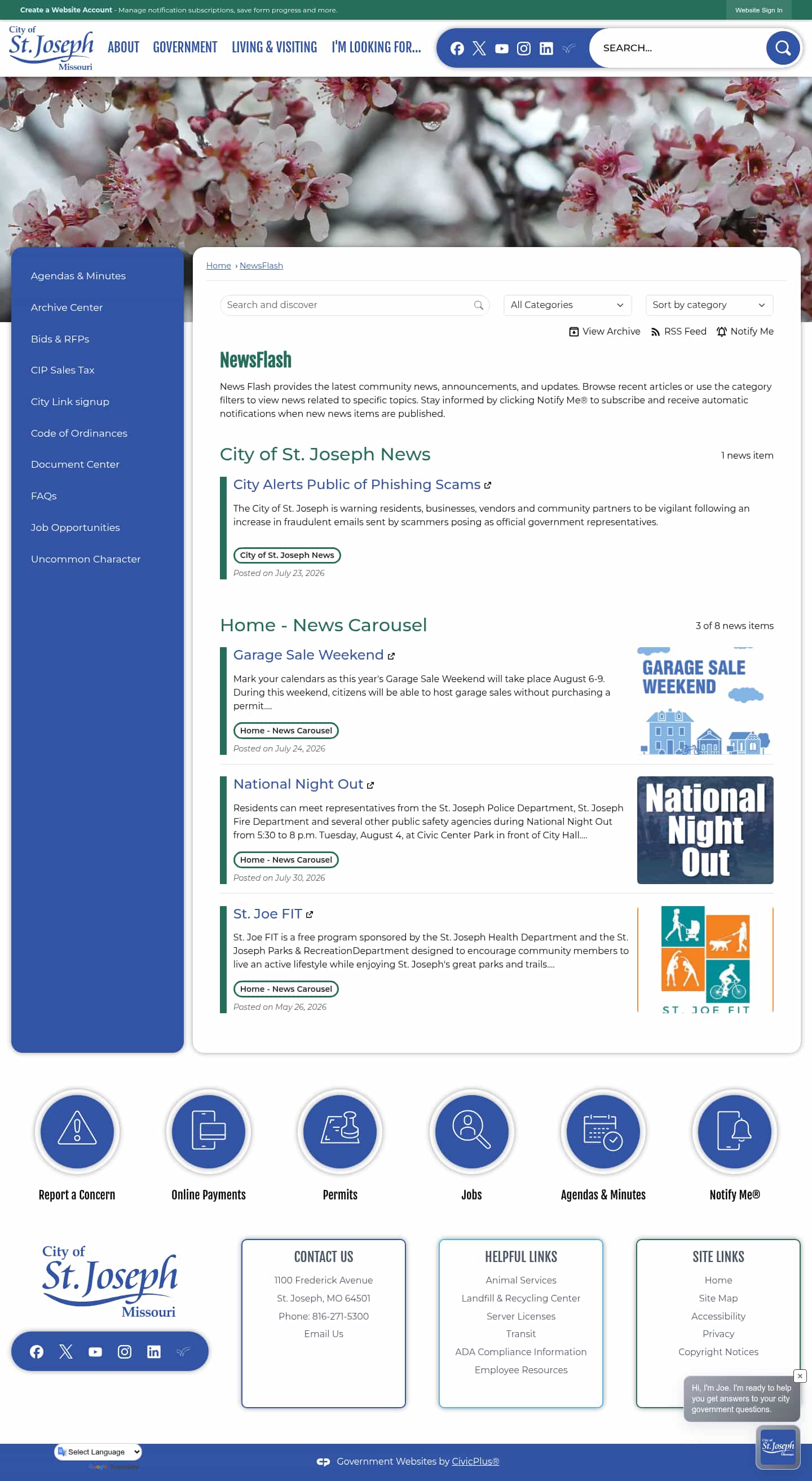 Latest website image capture