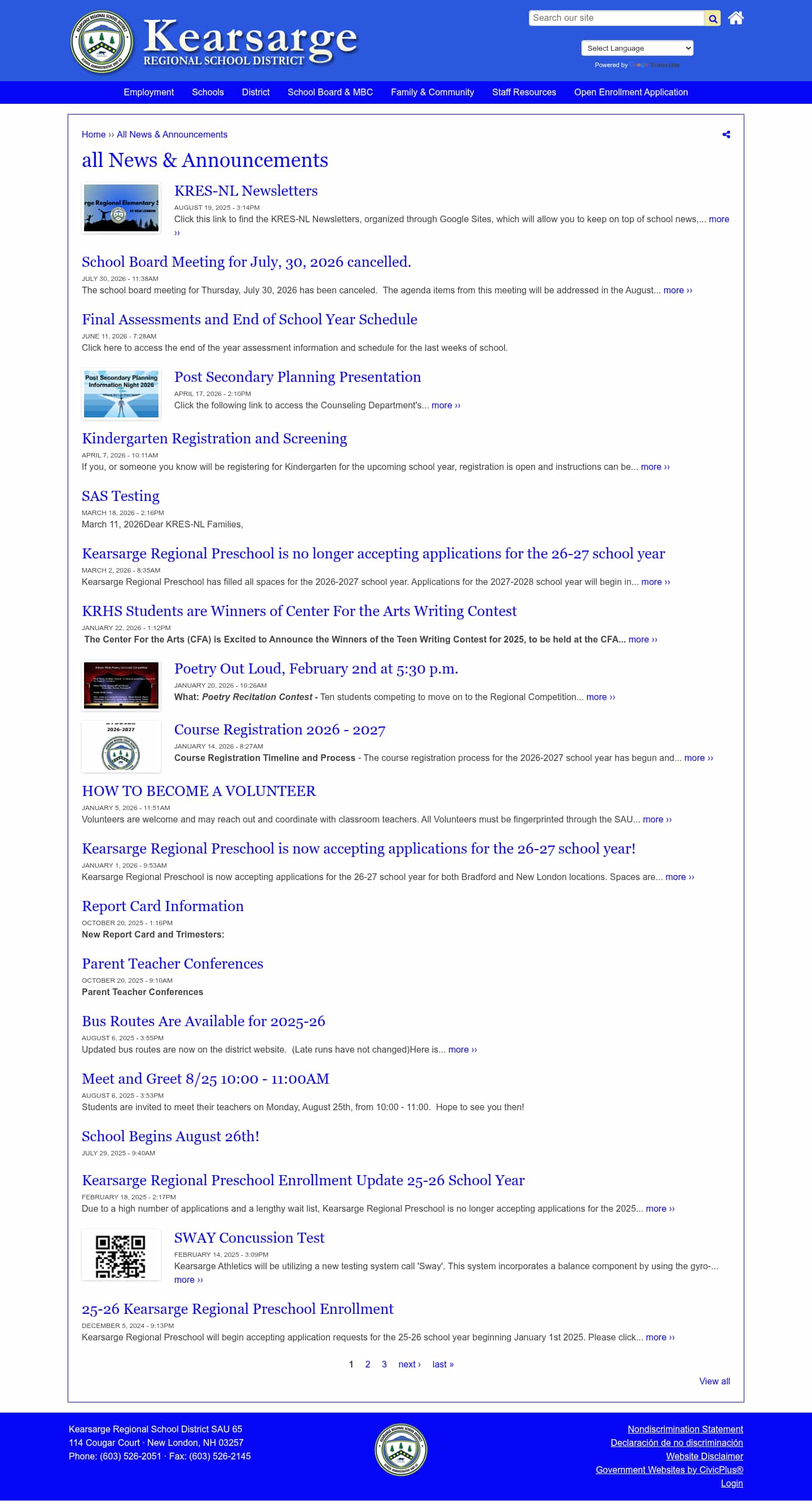 Latest website image capture