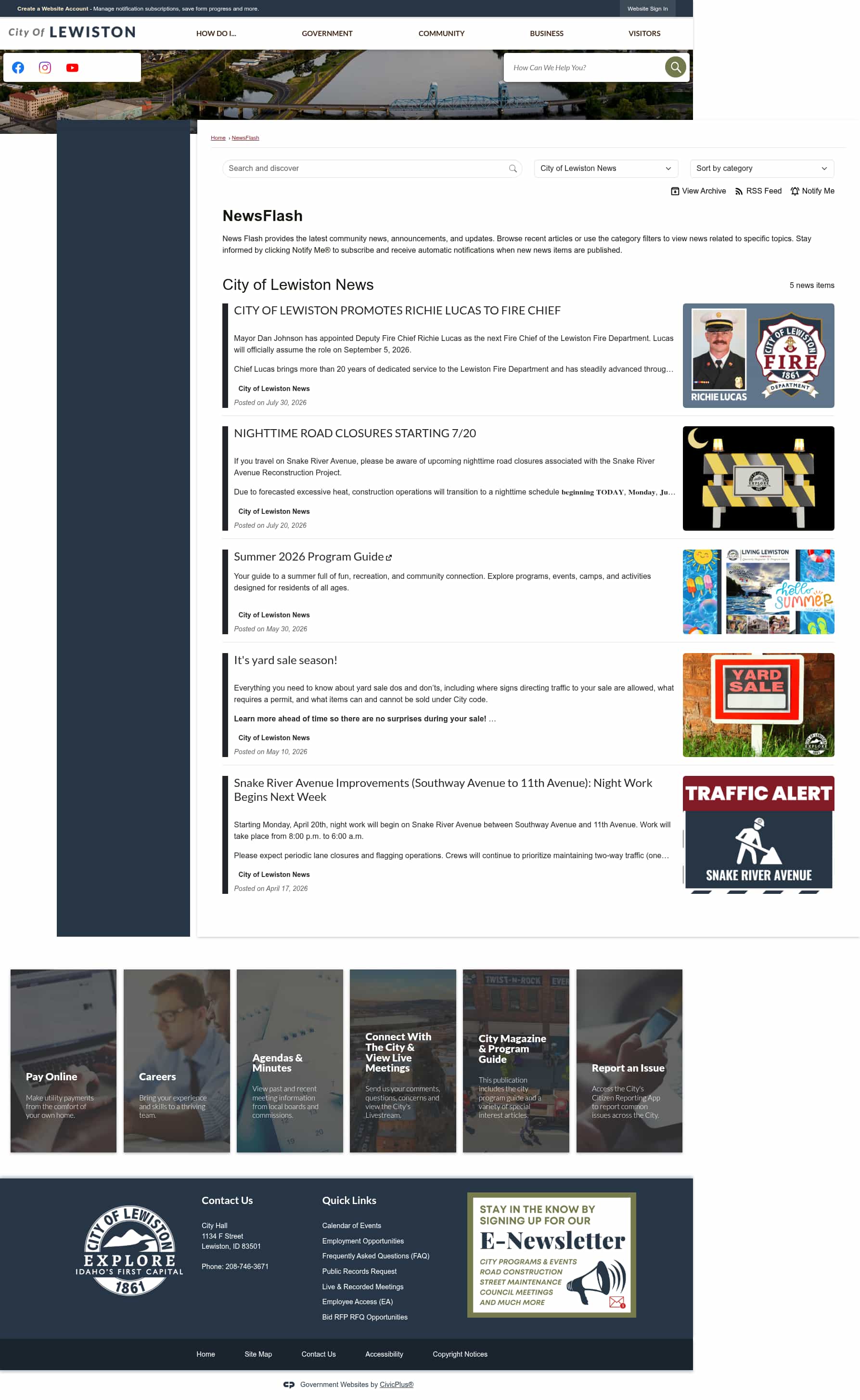 Latest website image capture