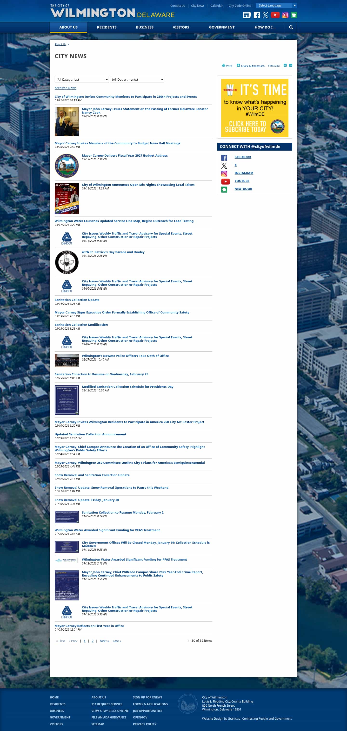 Latest website image capture