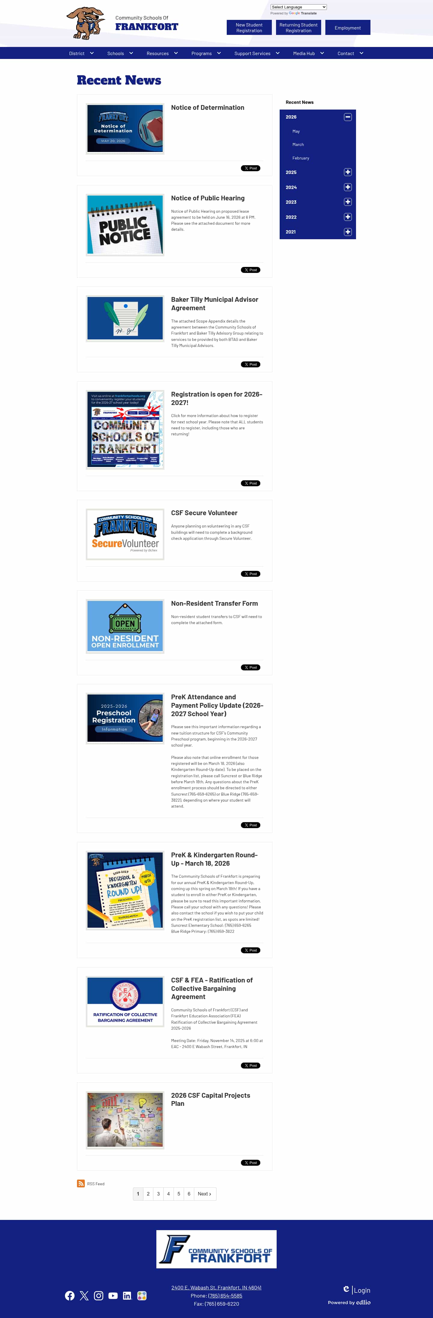 Latest website image capture