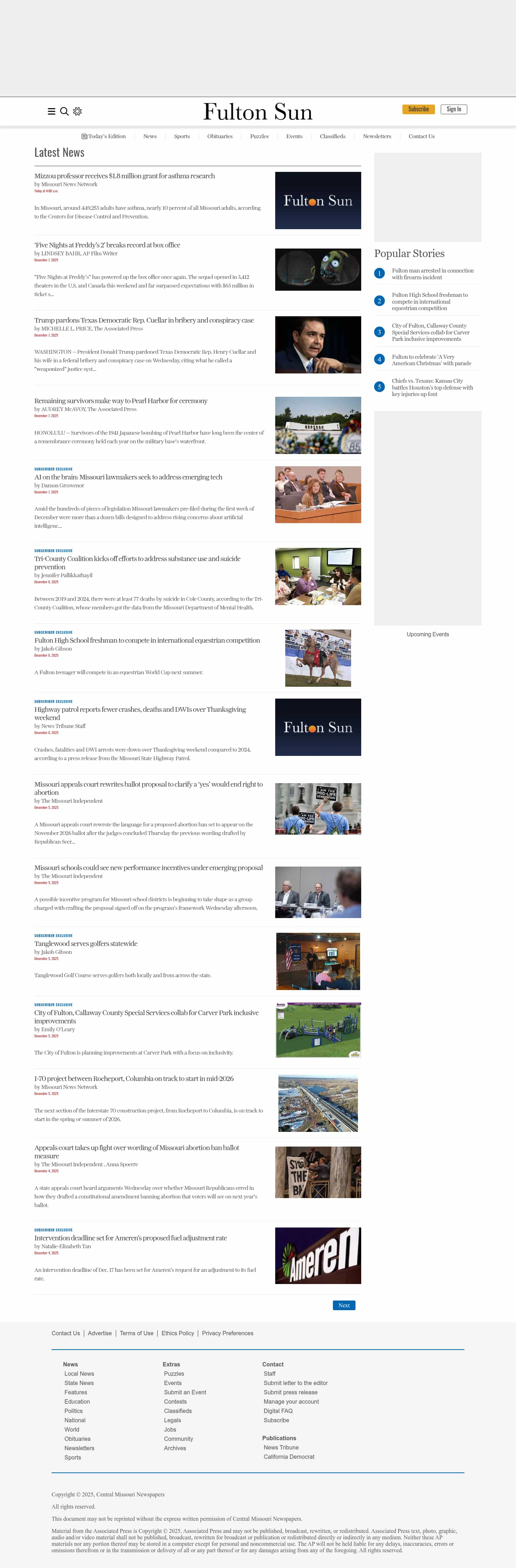 Latest website image capture