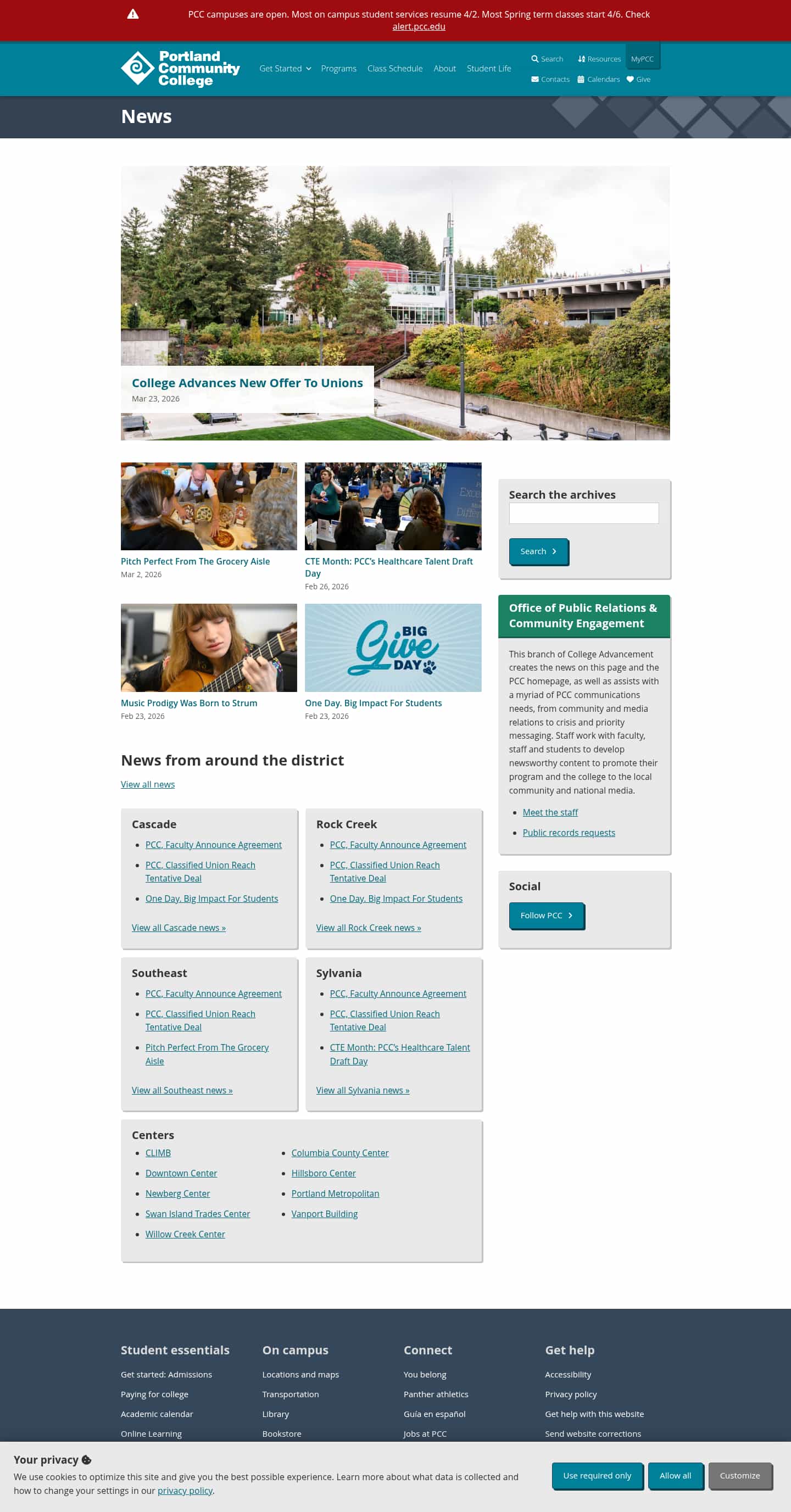 Latest website image capture