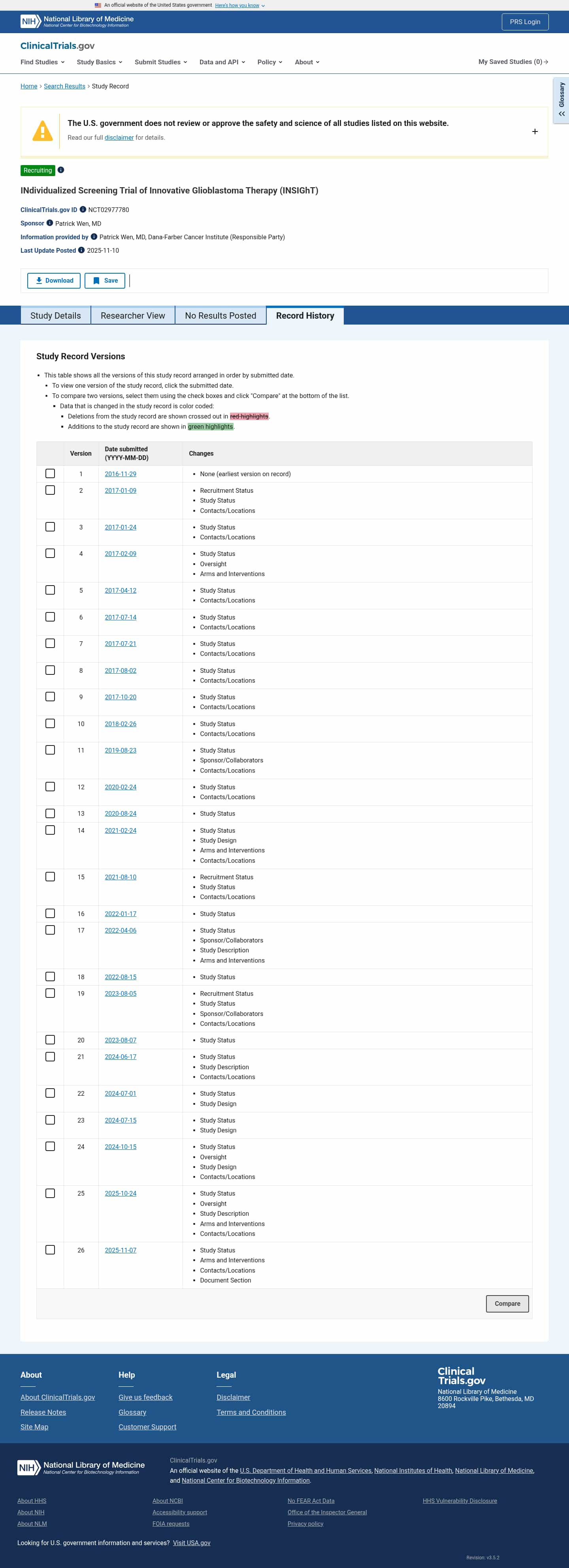 Latest website image capture