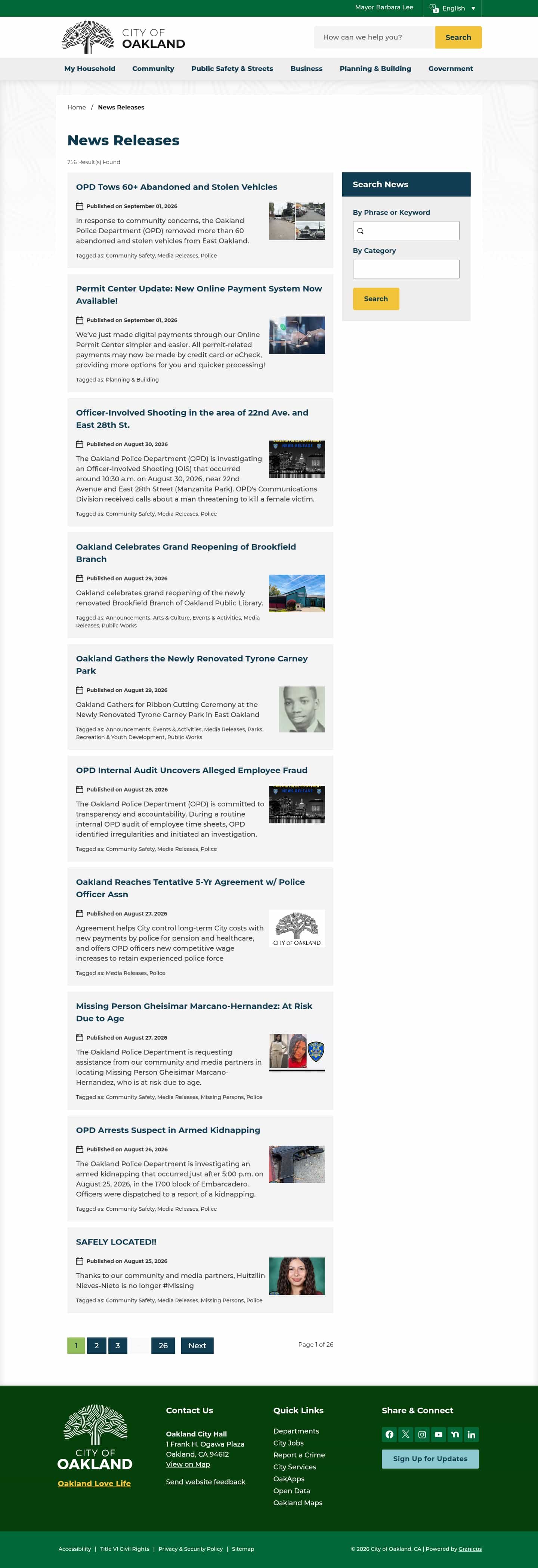 Latest website image capture