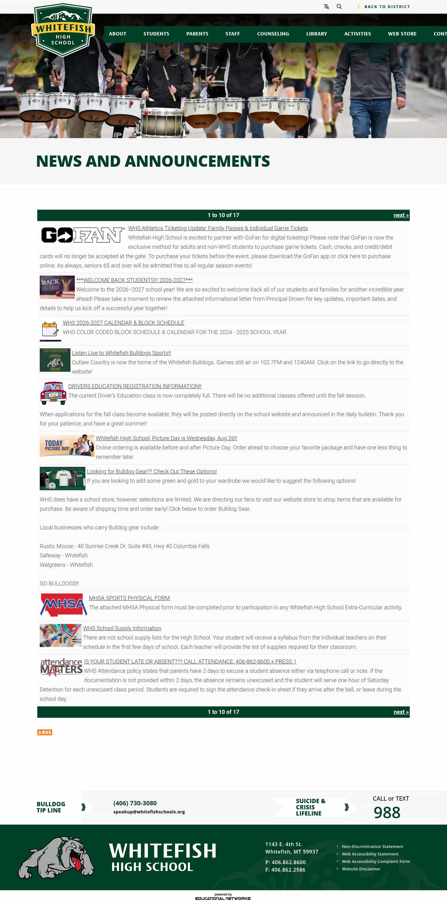 Latest website image capture