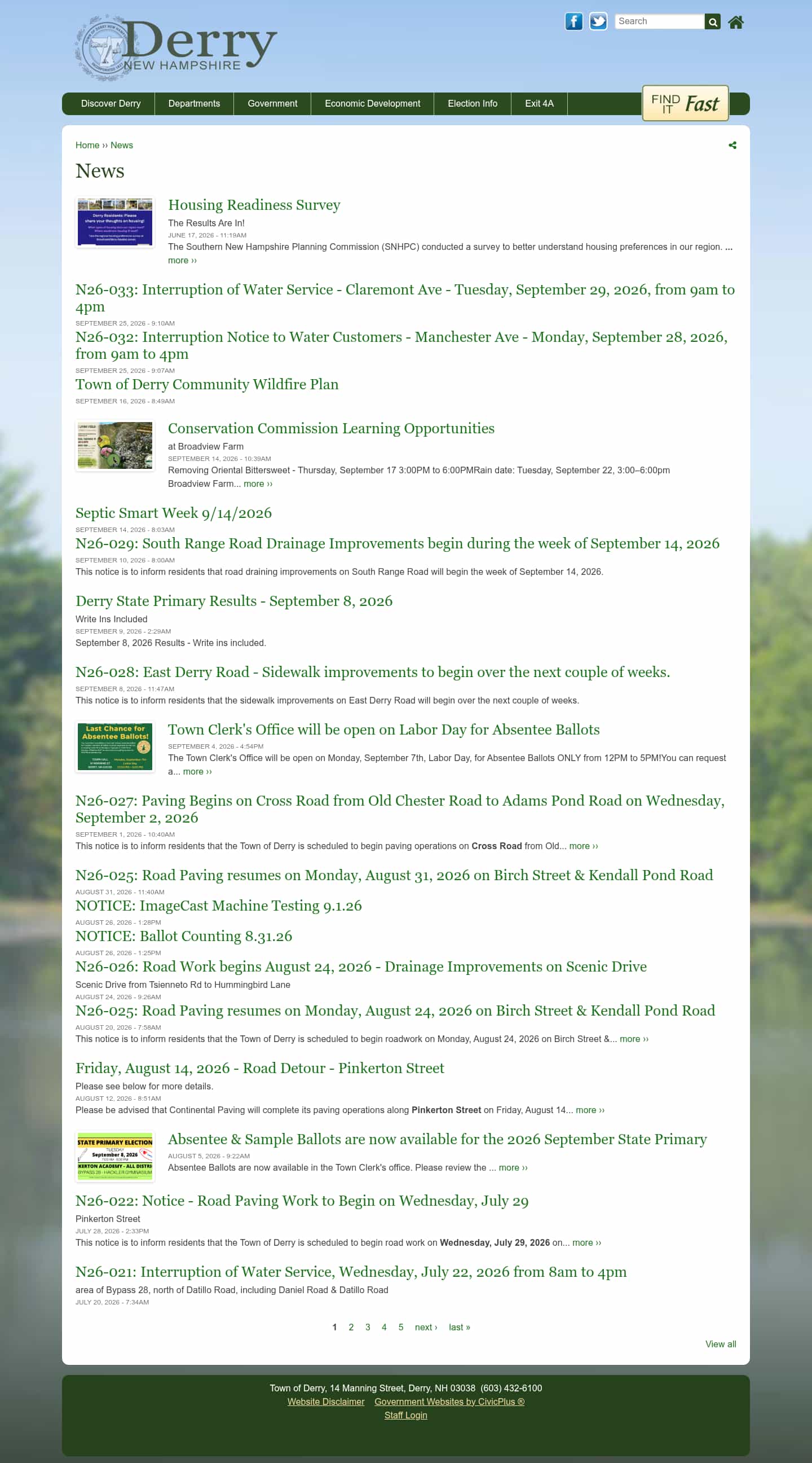 Latest website image capture