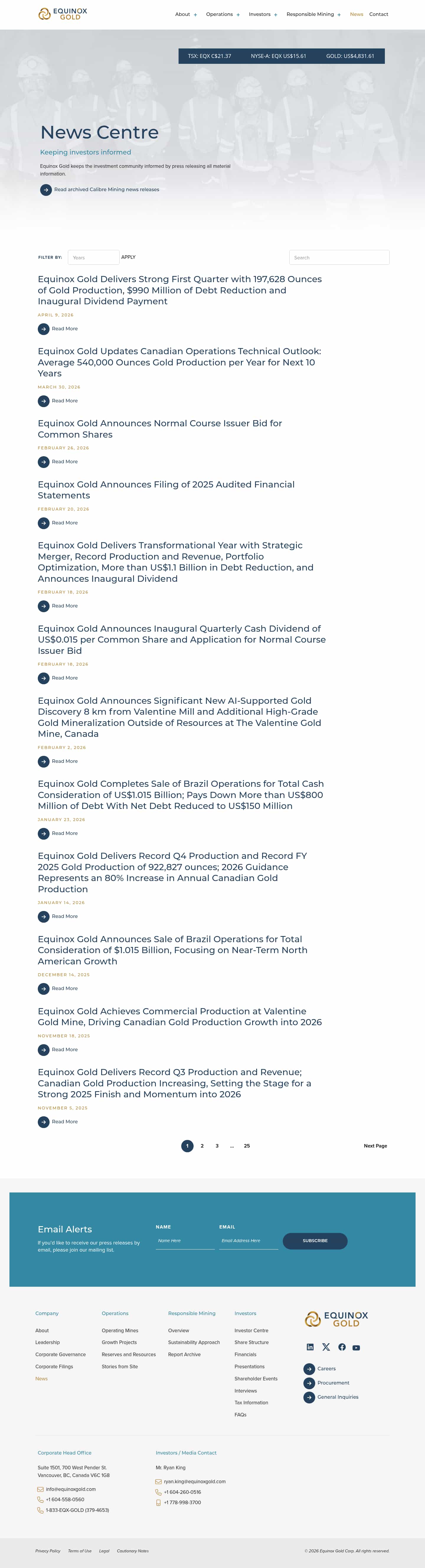 Latest website image capture