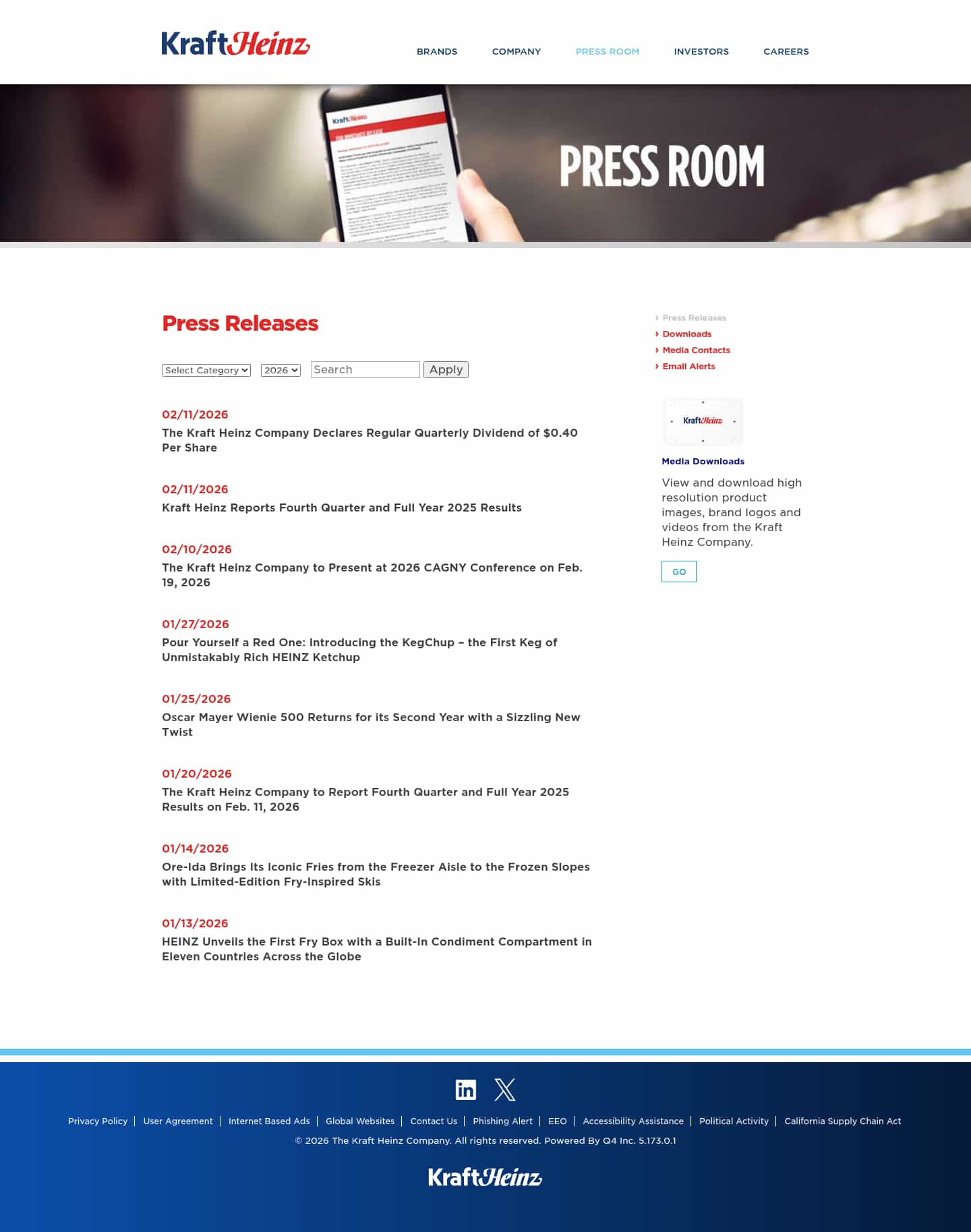 Latest website image capture