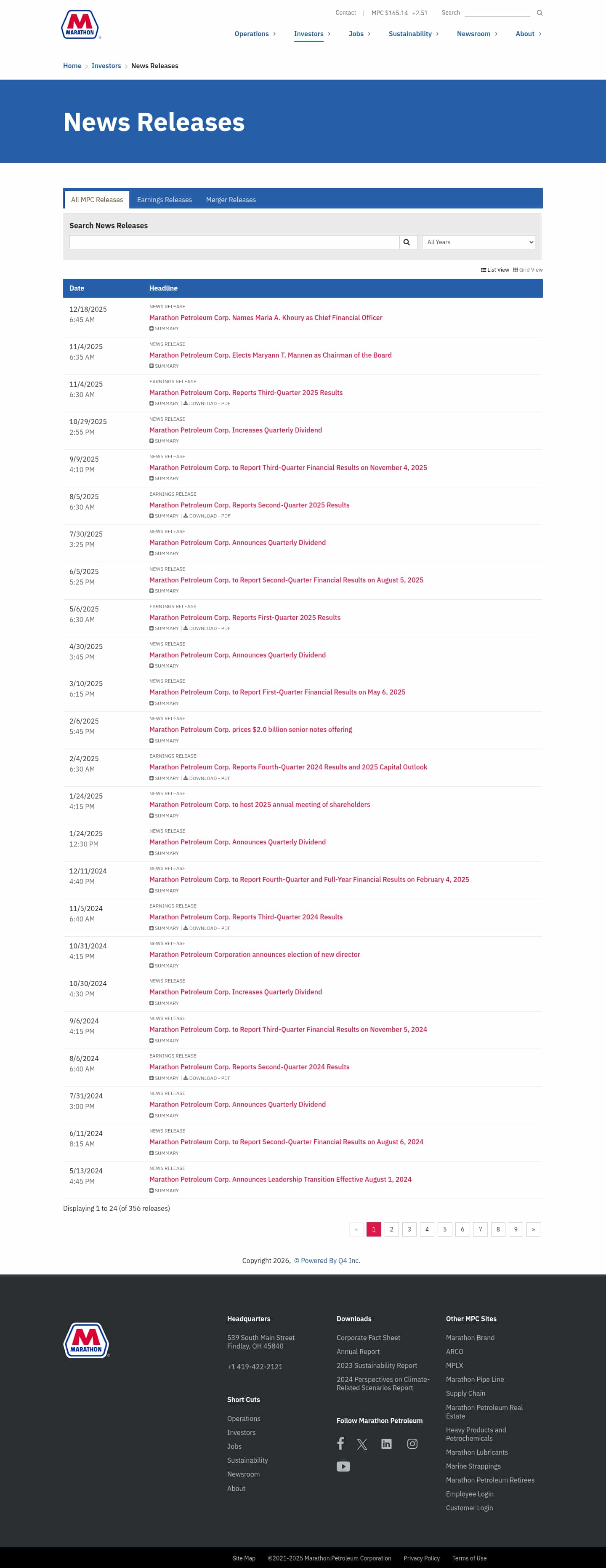 Latest website image capture