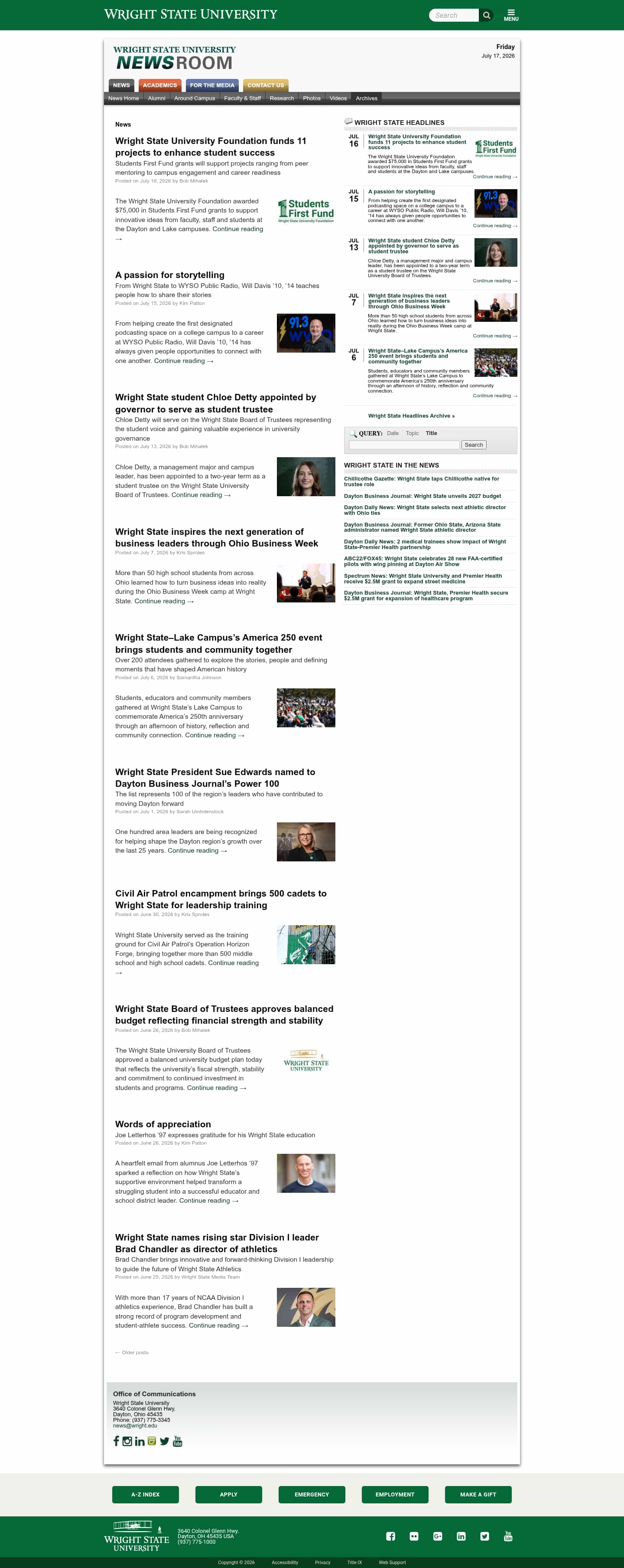 Latest website image capture