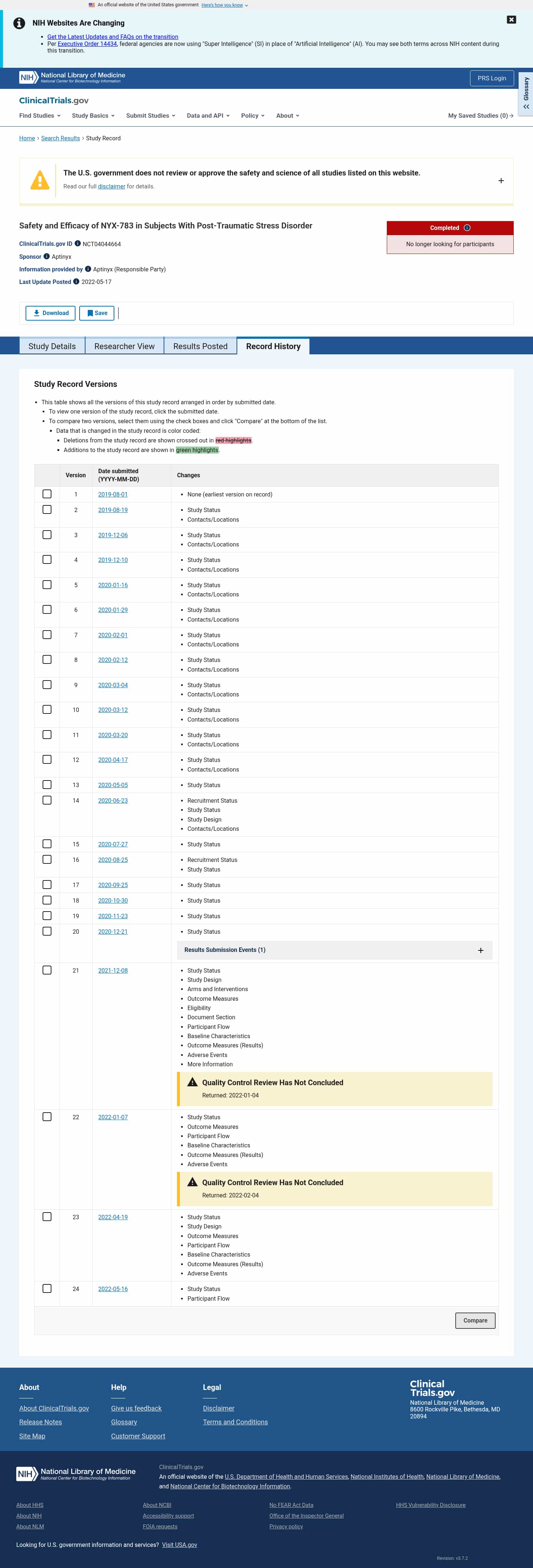 Latest website image capture