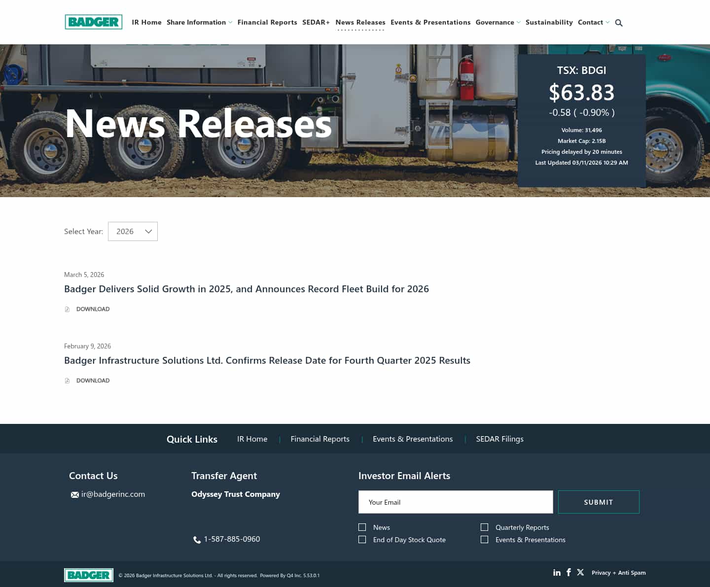 Latest website image capture
