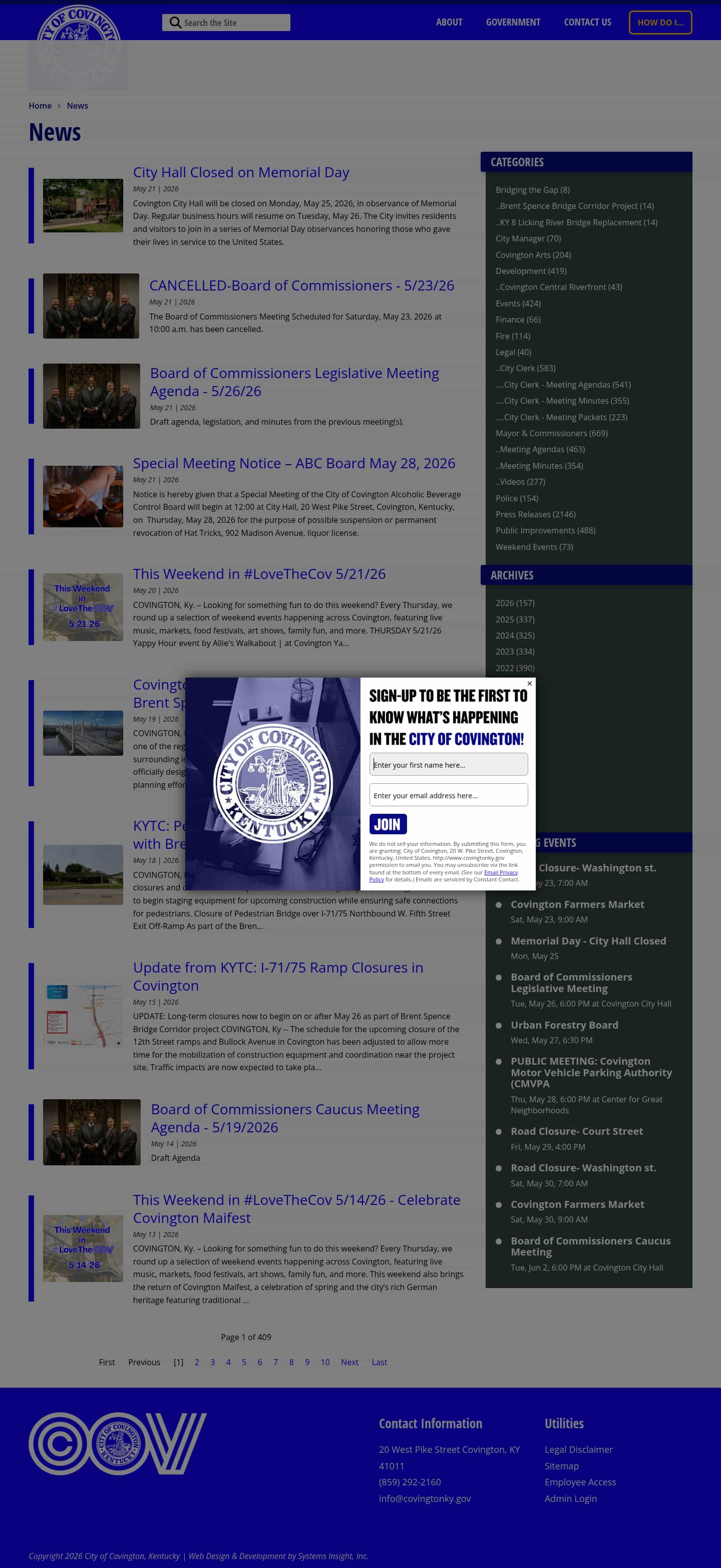 Latest website image capture