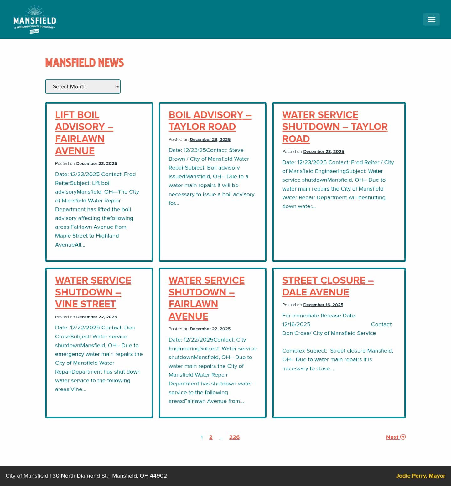 Latest website image capture