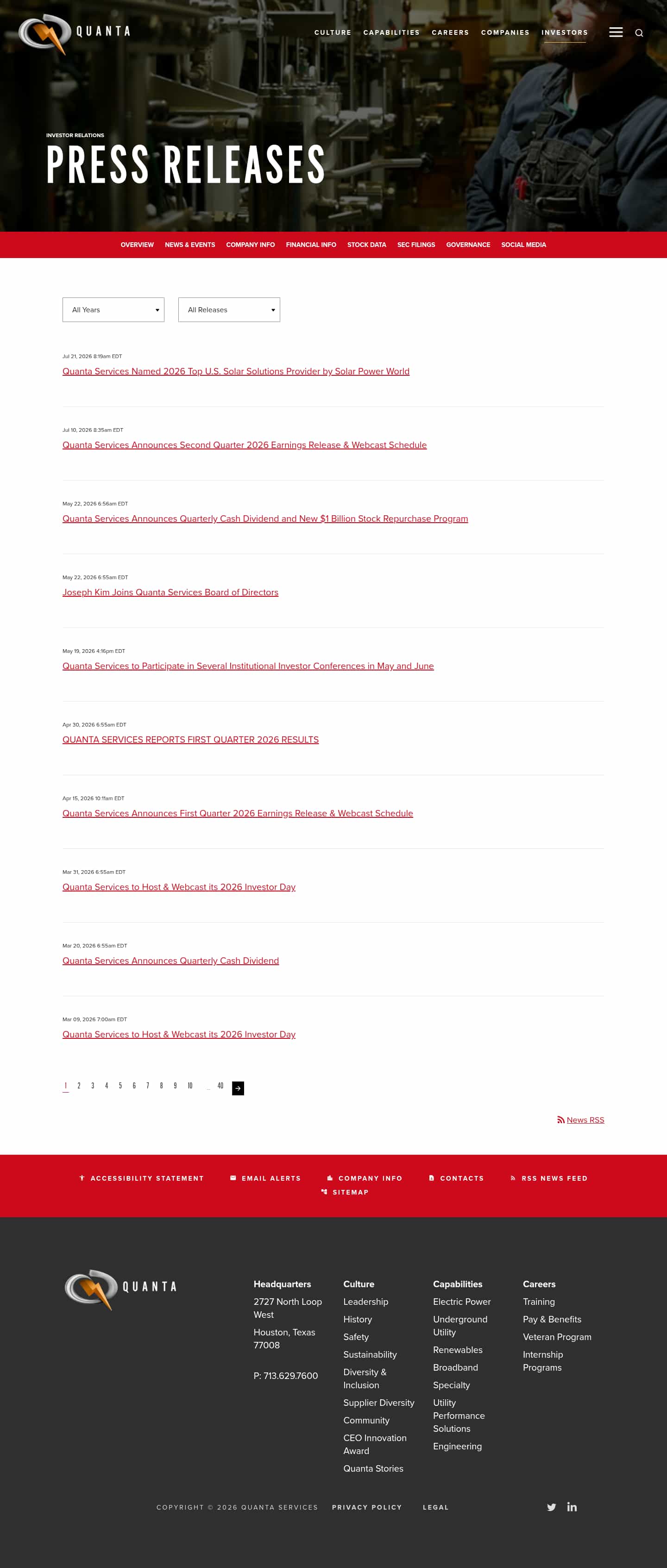 Latest website image capture
