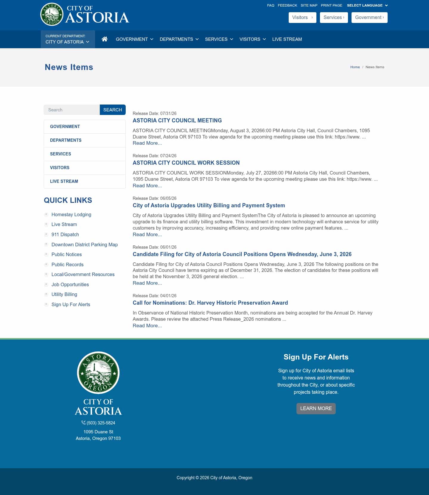 Latest website image capture