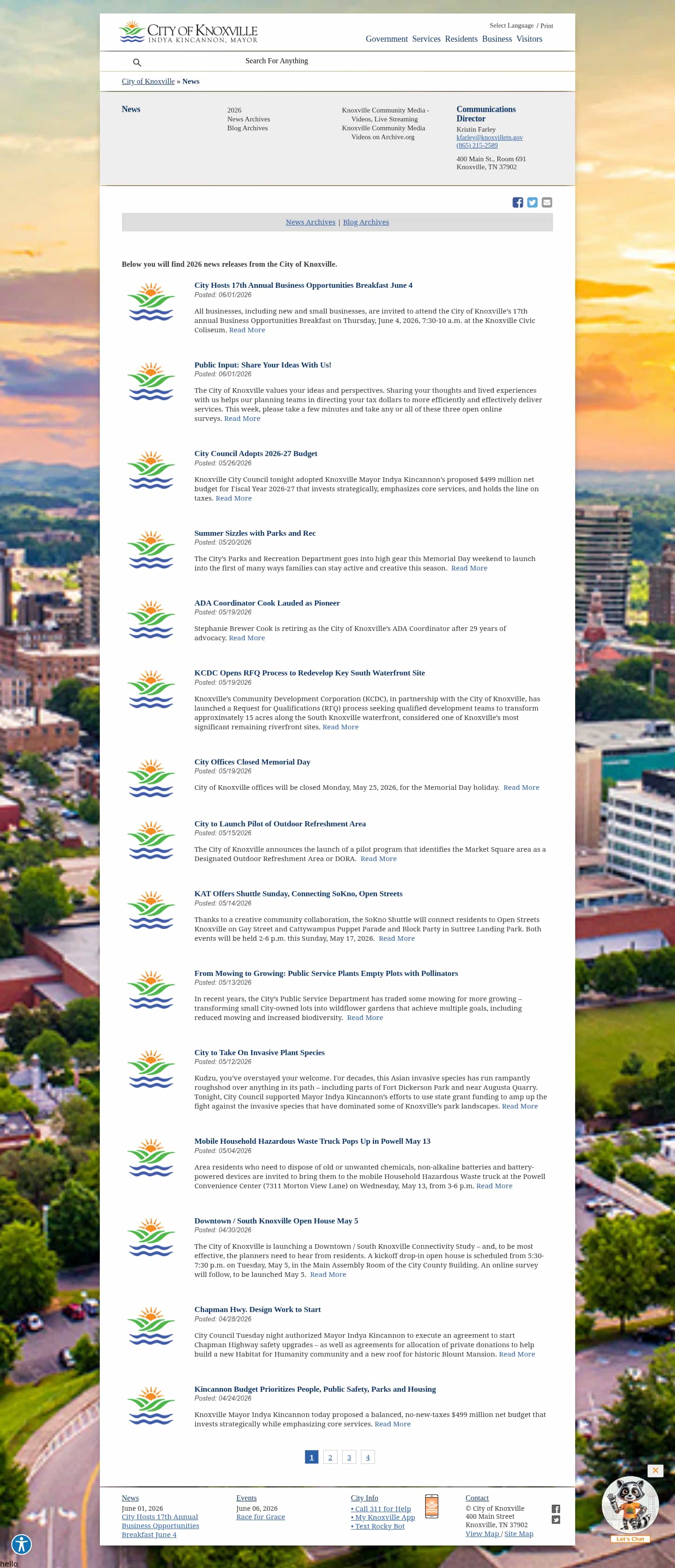 Latest website image capture