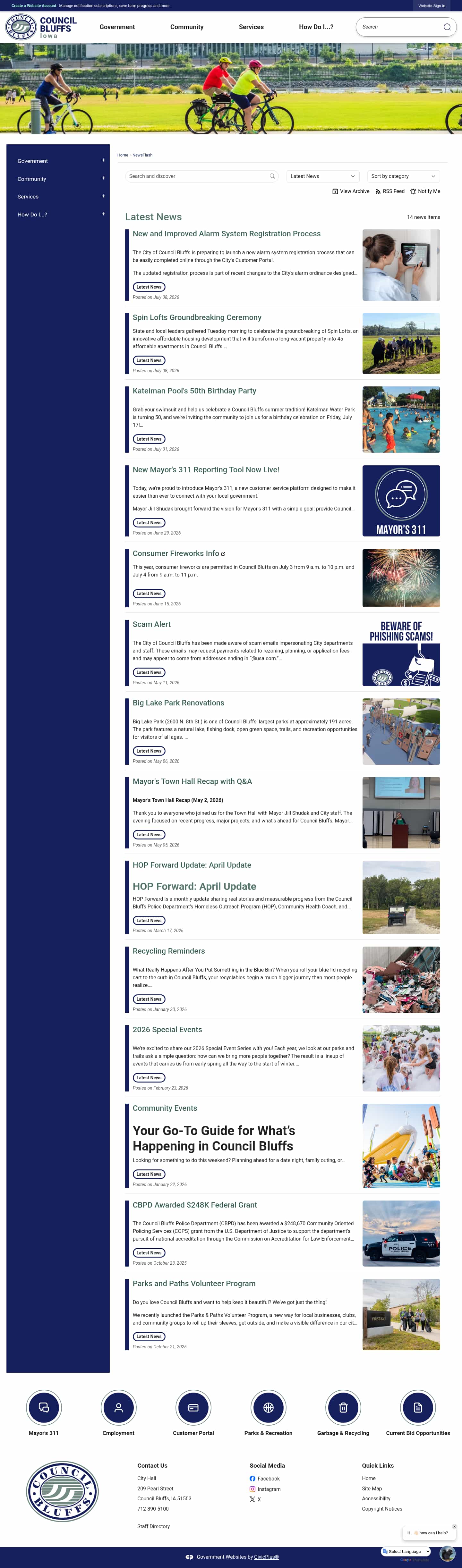 Latest website image capture