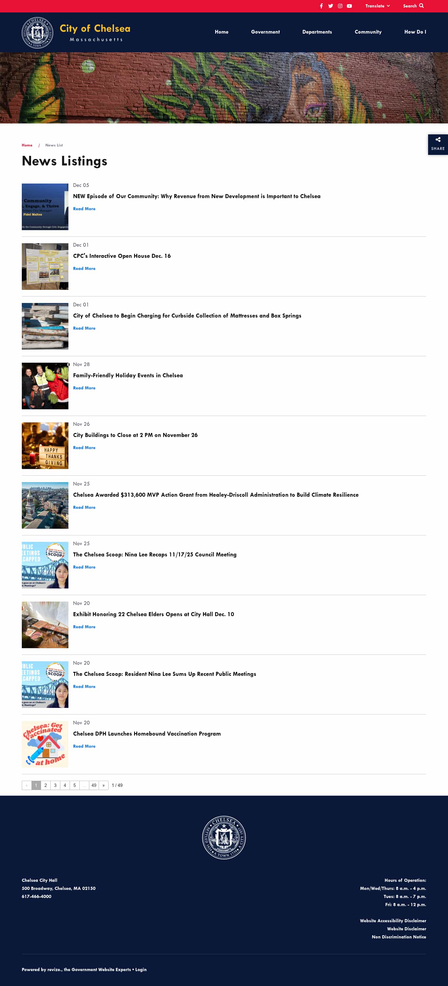 Latest website image capture