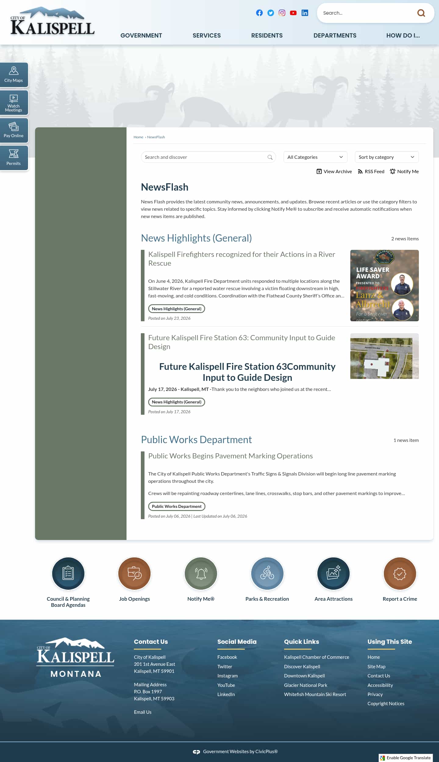 Latest website image capture