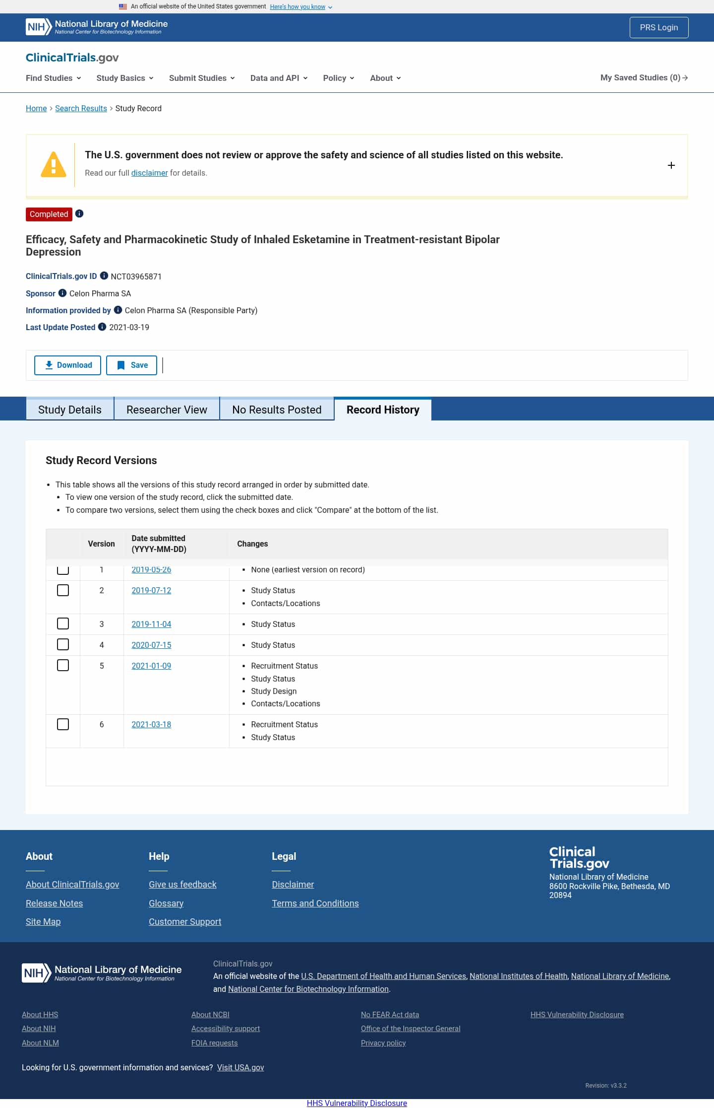 Latest website image capture