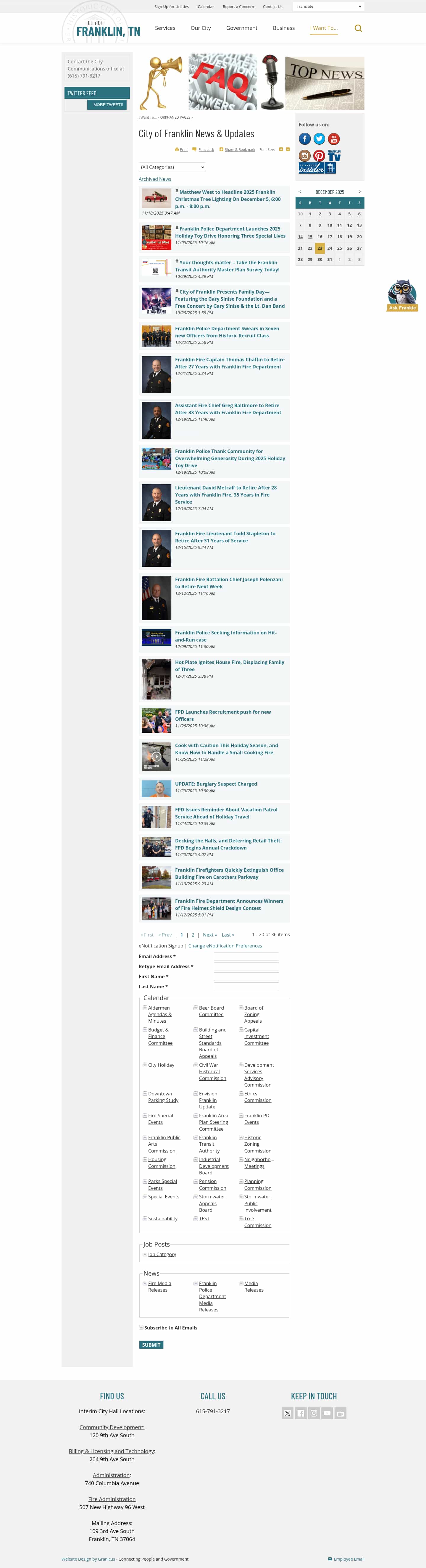 Latest website image capture