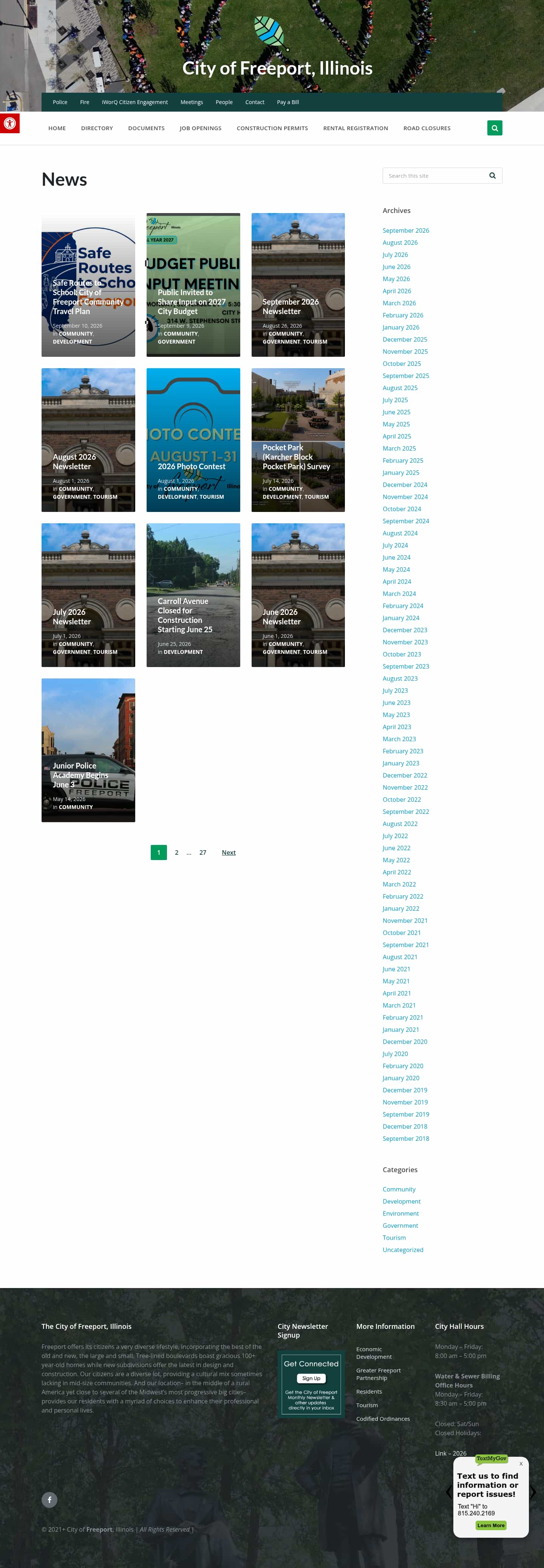 Latest website image capture