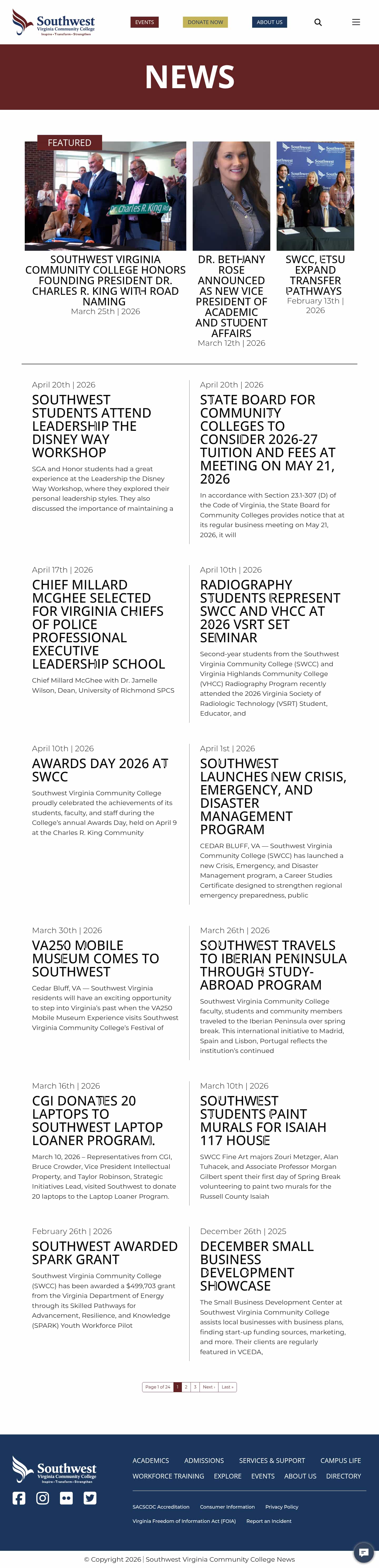 Latest website image capture