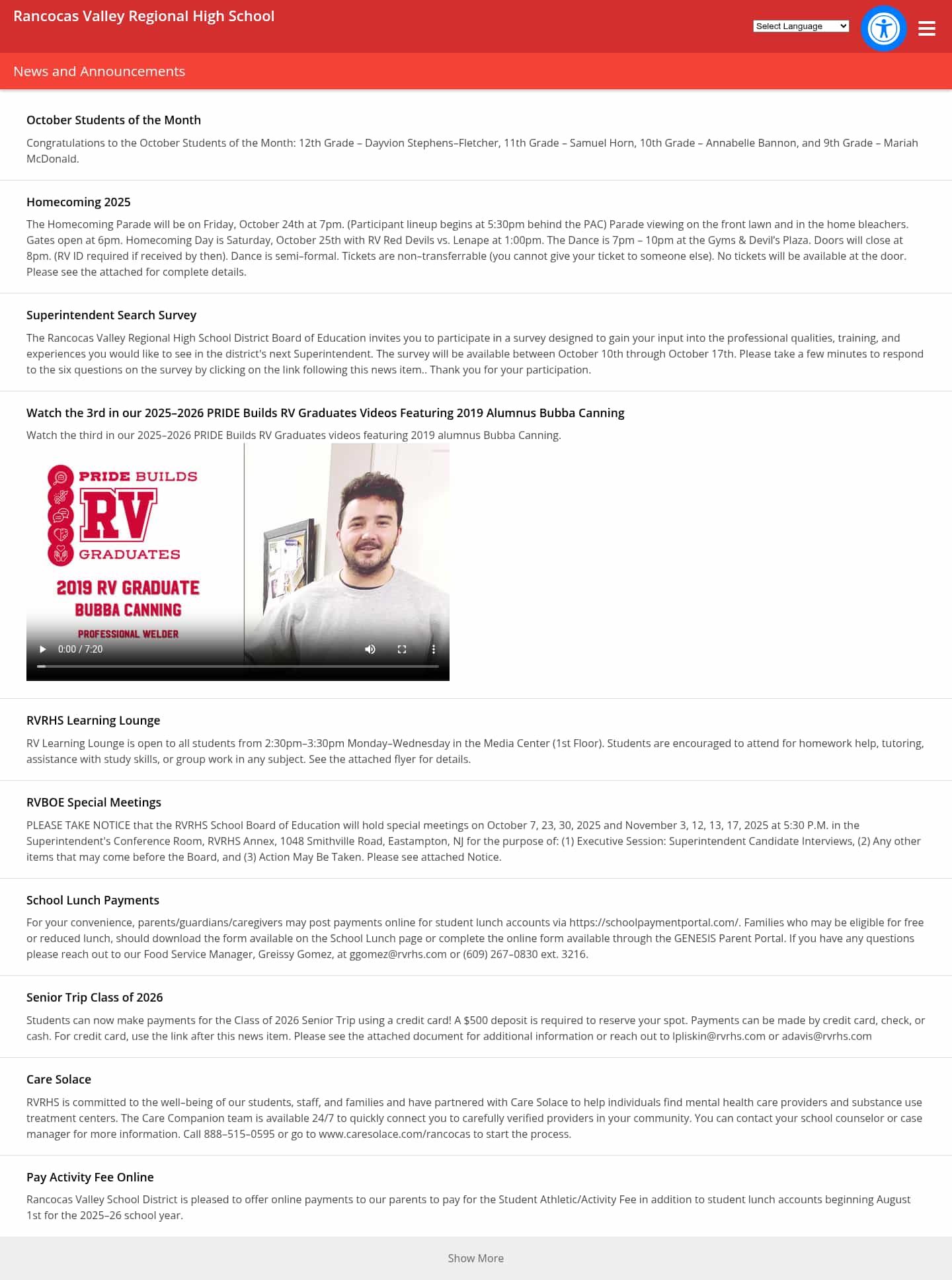 Latest website image capture