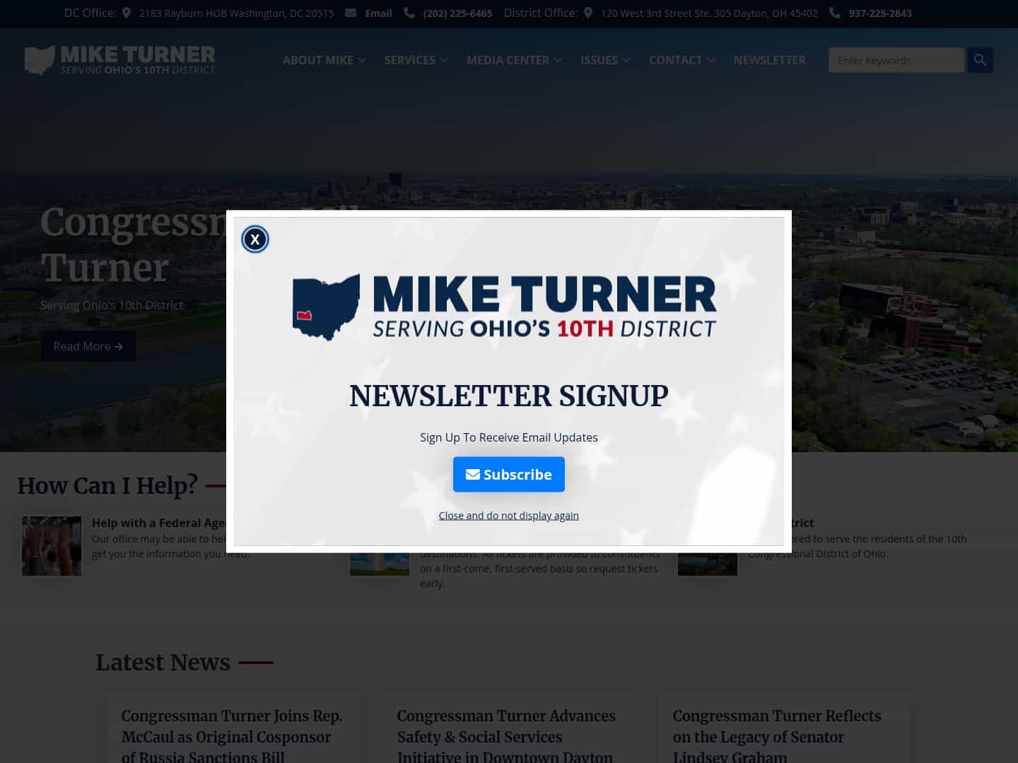 Latest website image capture