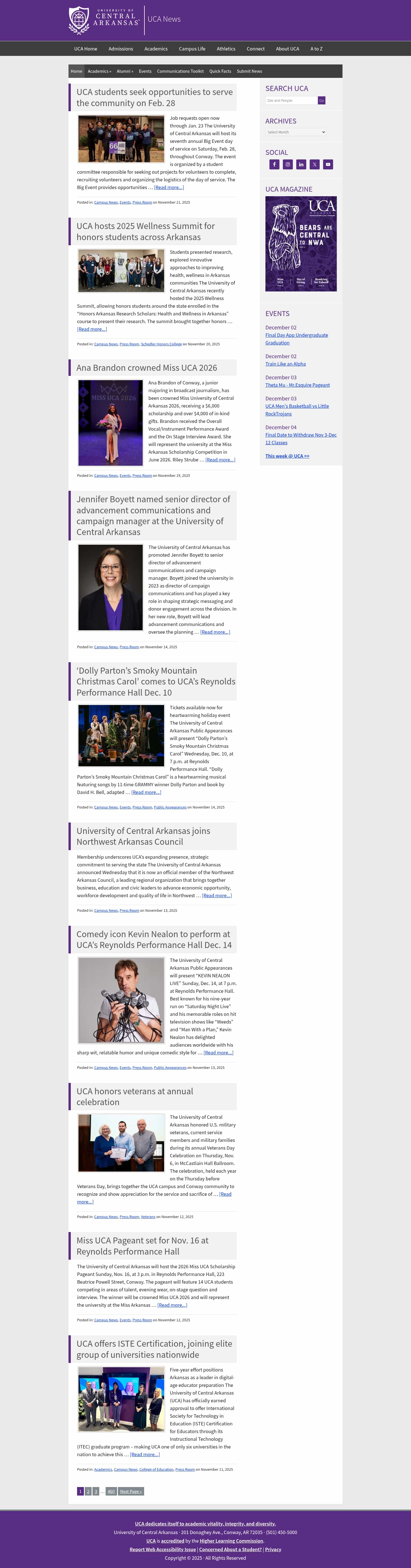 Latest website image capture