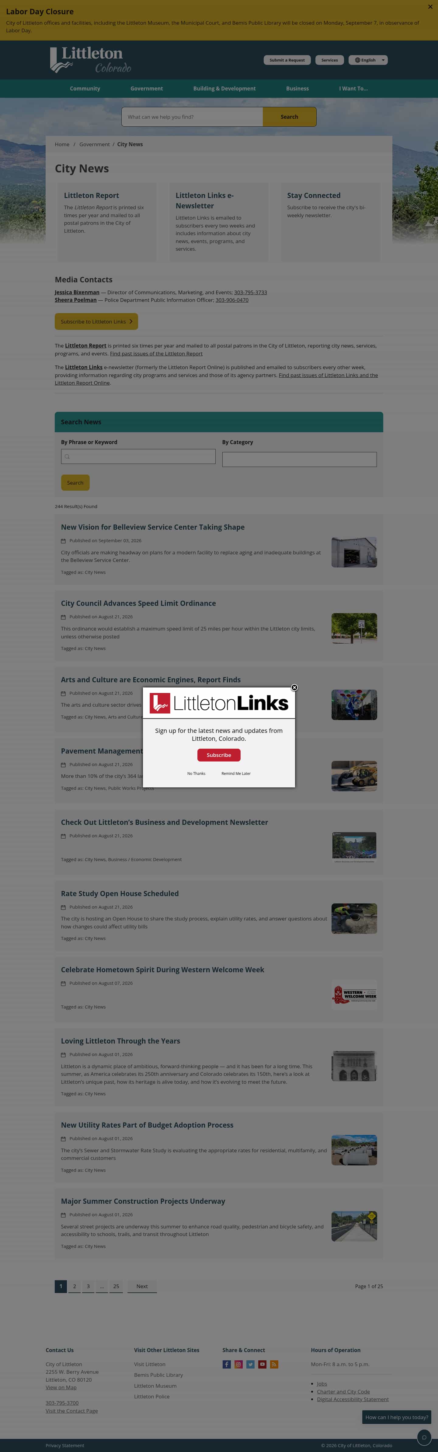 Latest website image capture