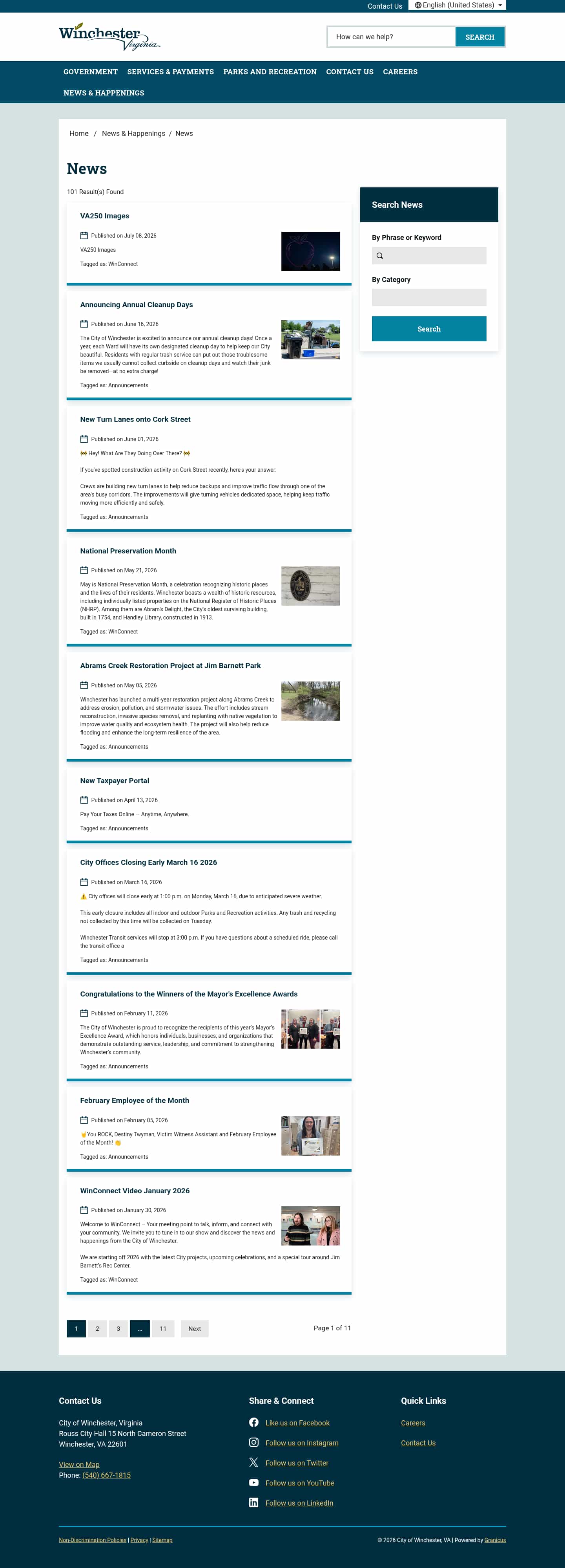 Latest website image capture
