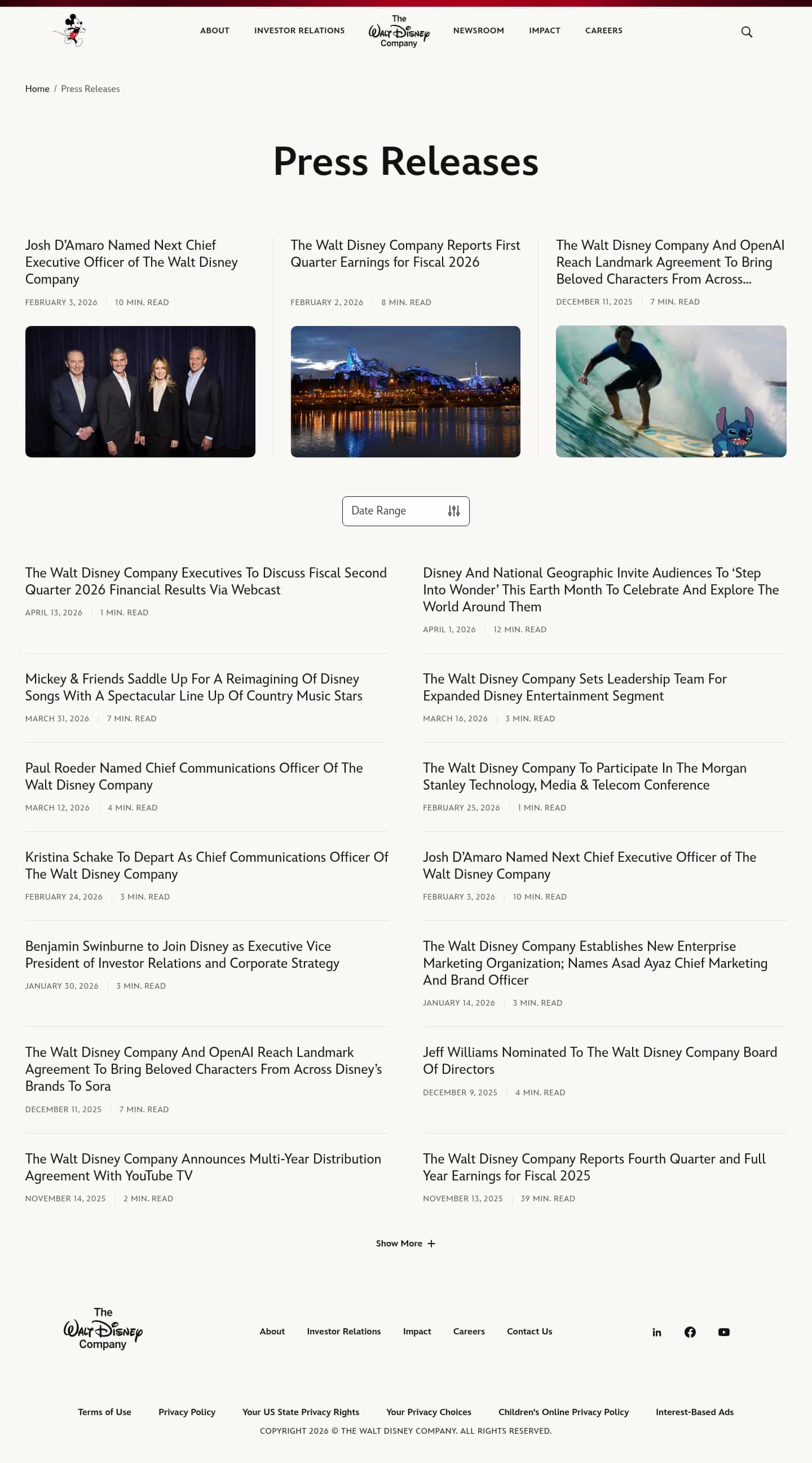 Latest website image capture