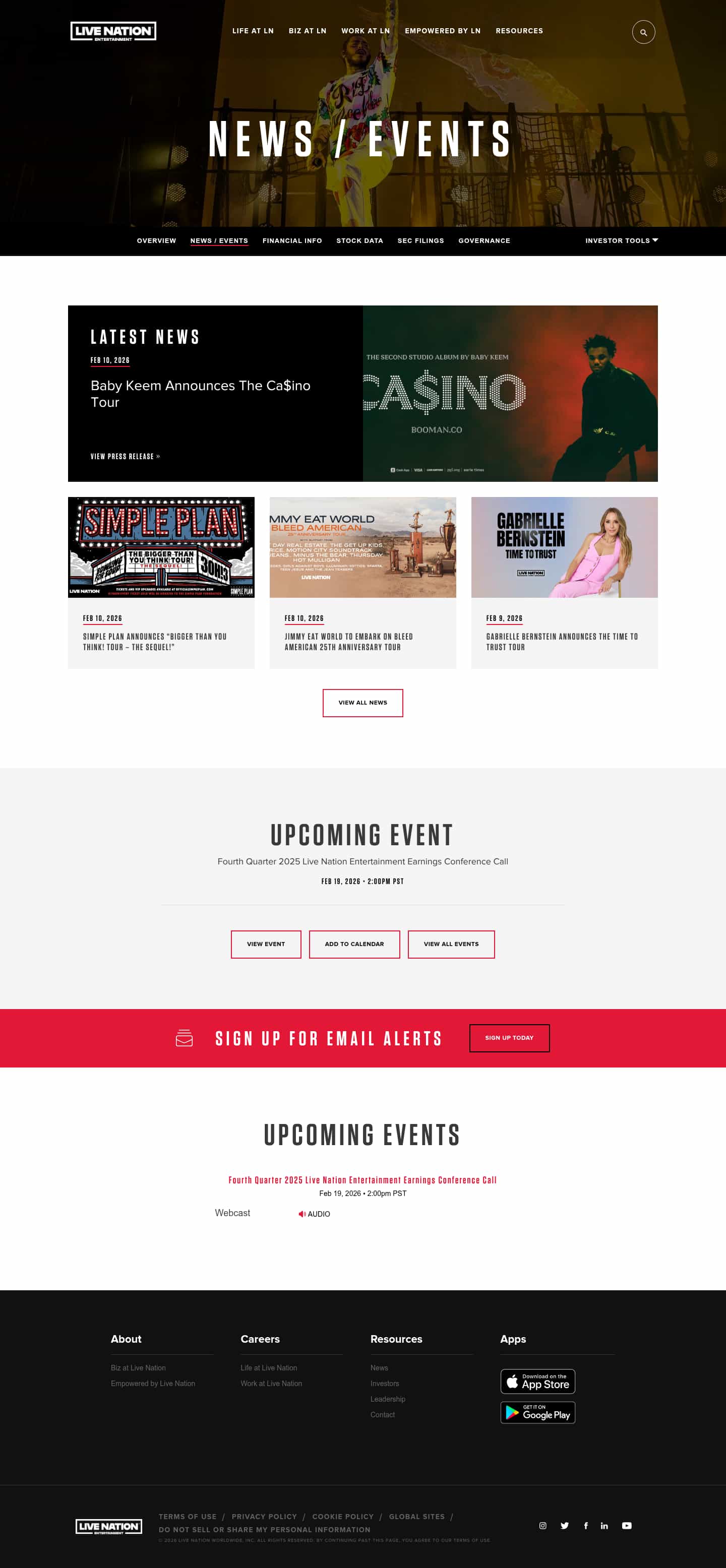 Latest website image capture