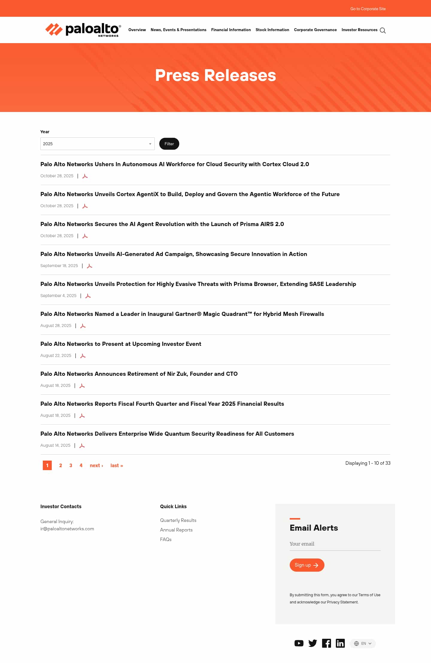 Latest website image capture