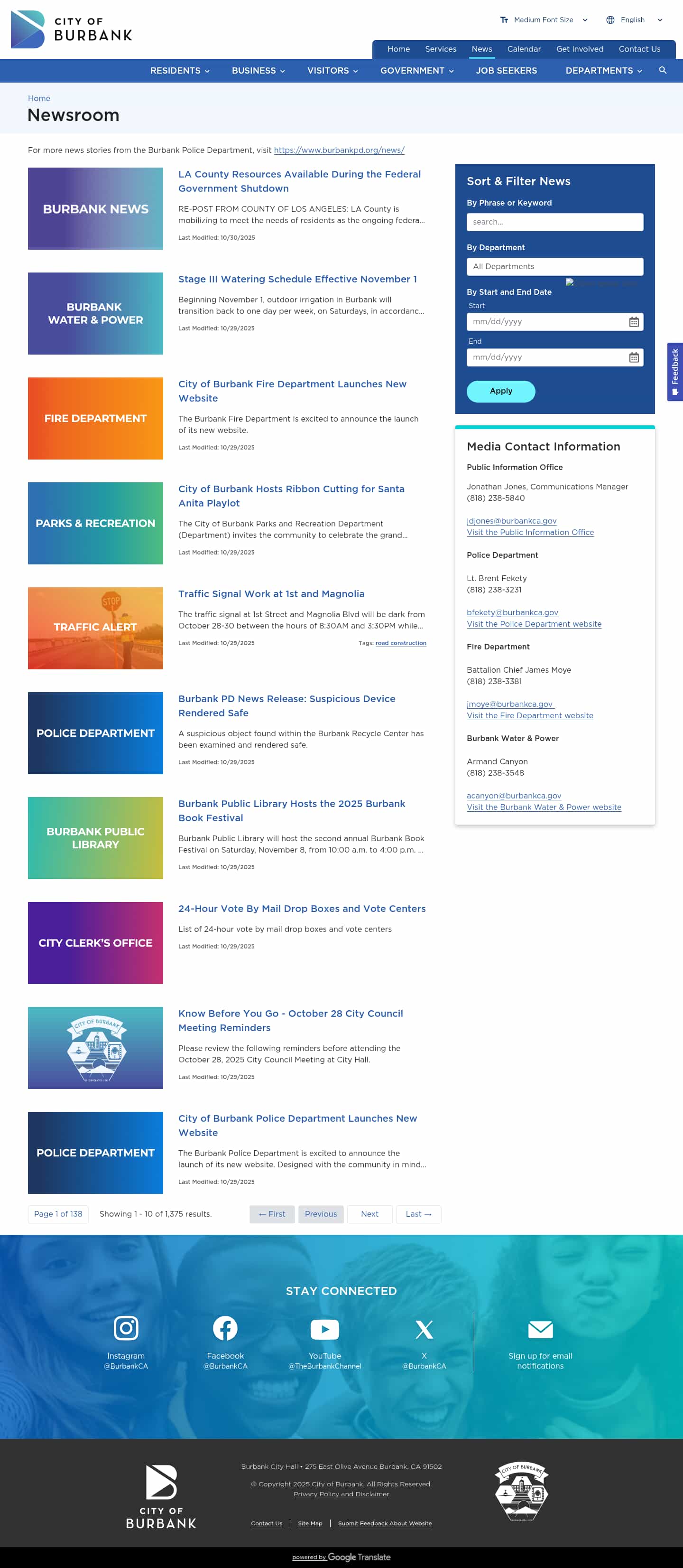 Latest website image capture